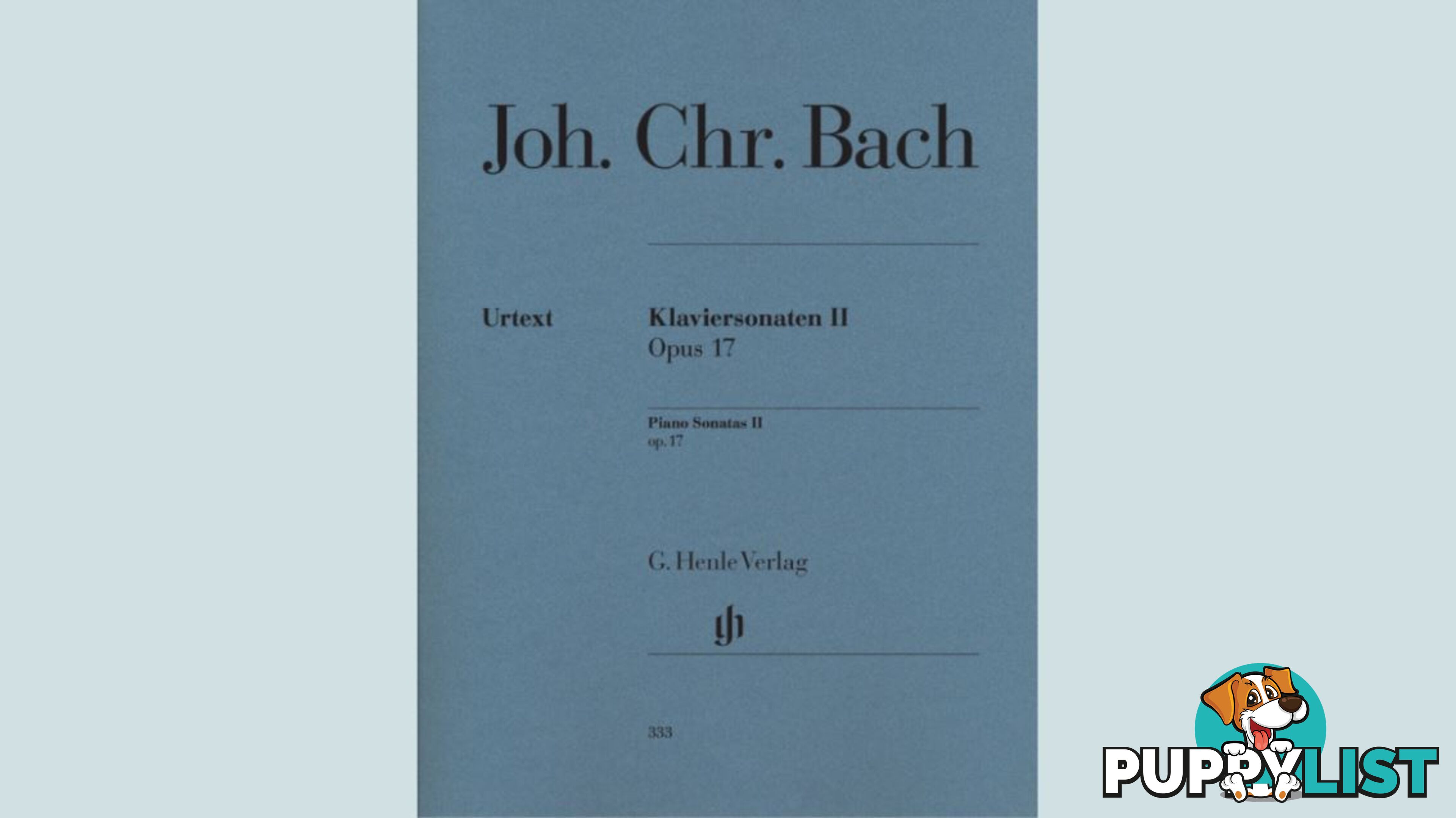 Bach JC  - Piano Sonatas, Volume II op. 17