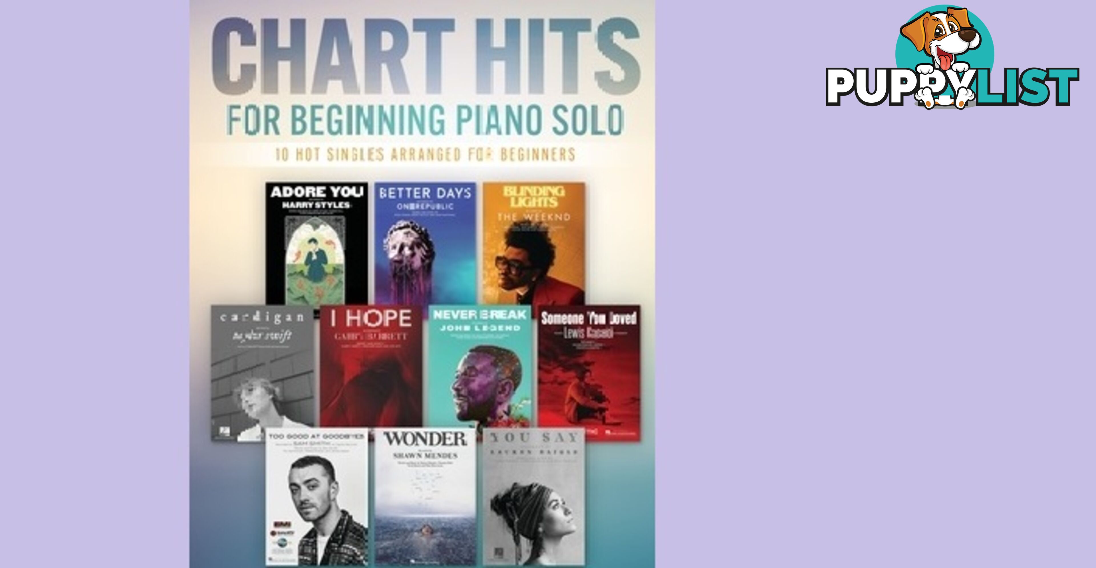 Chart Hits for Beginning Piano Solo