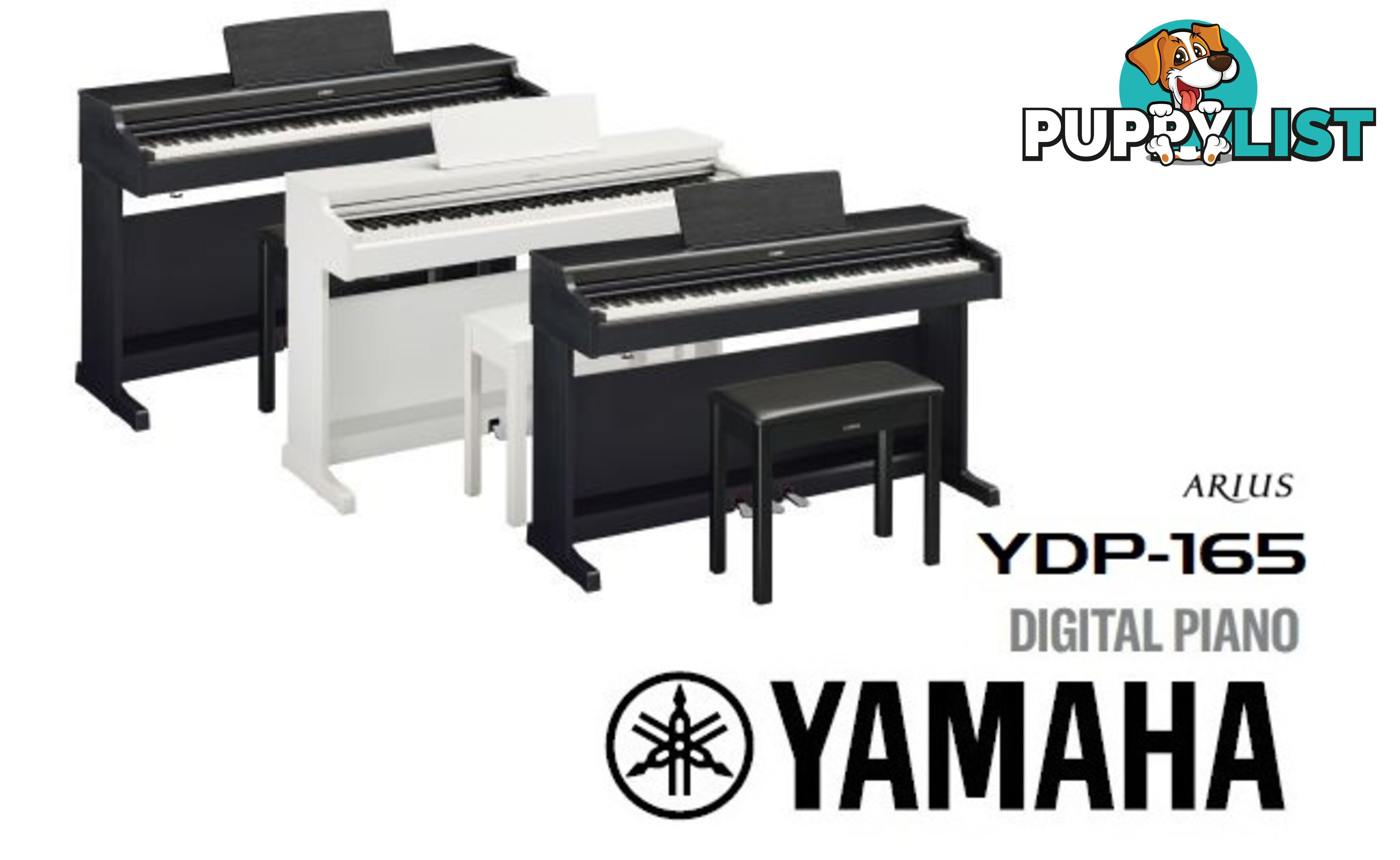 Yamaha Arius Digital Piano YDP165  White