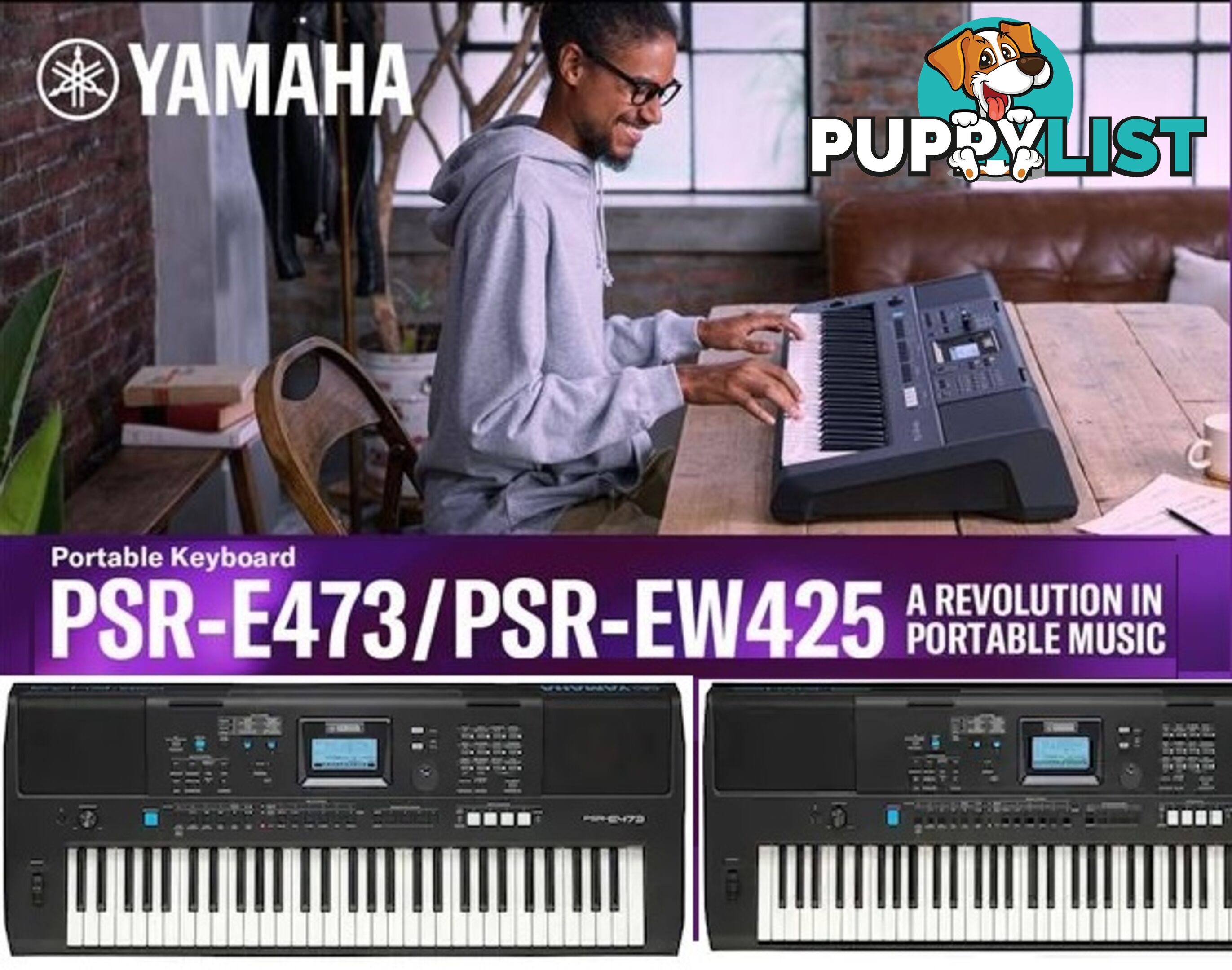 Yamaha E-Series PSR EW425  Regular Series Yamaha PSREW425 Keyboard