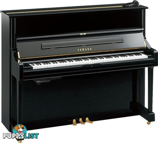 Yamaha U1 PEQ SILENT Upright Piano Polished Ebony 