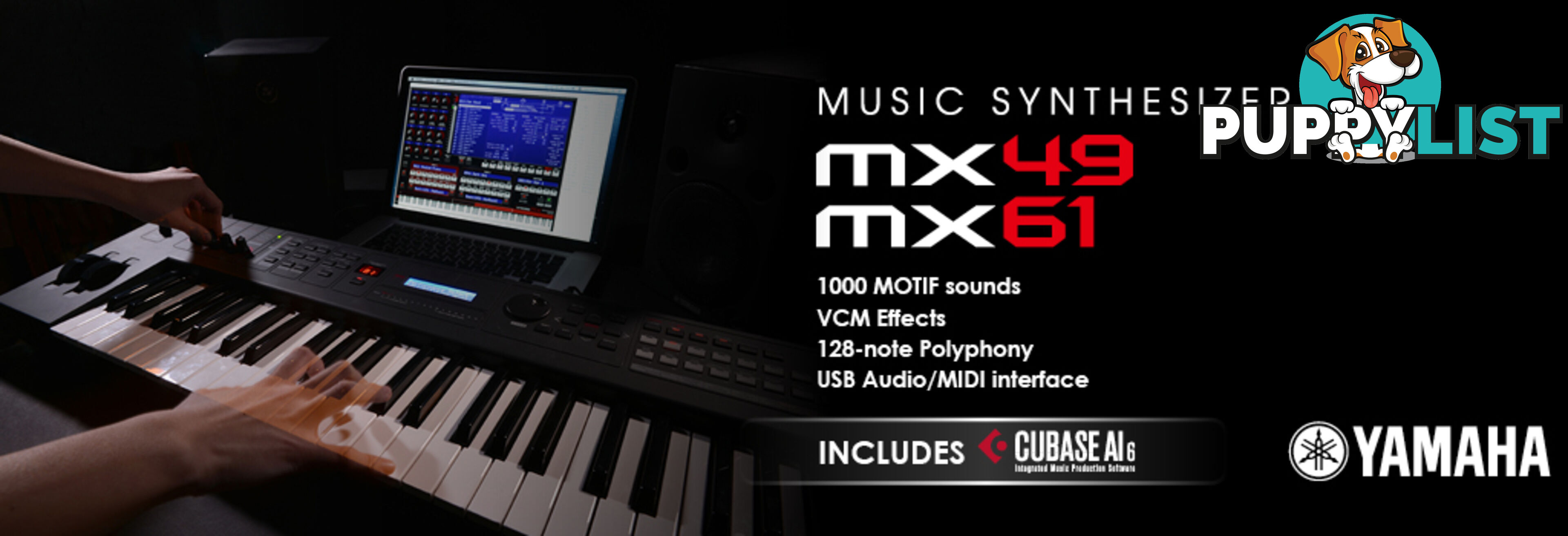 Yamaha MX Synthesizers ~ MX61_Black