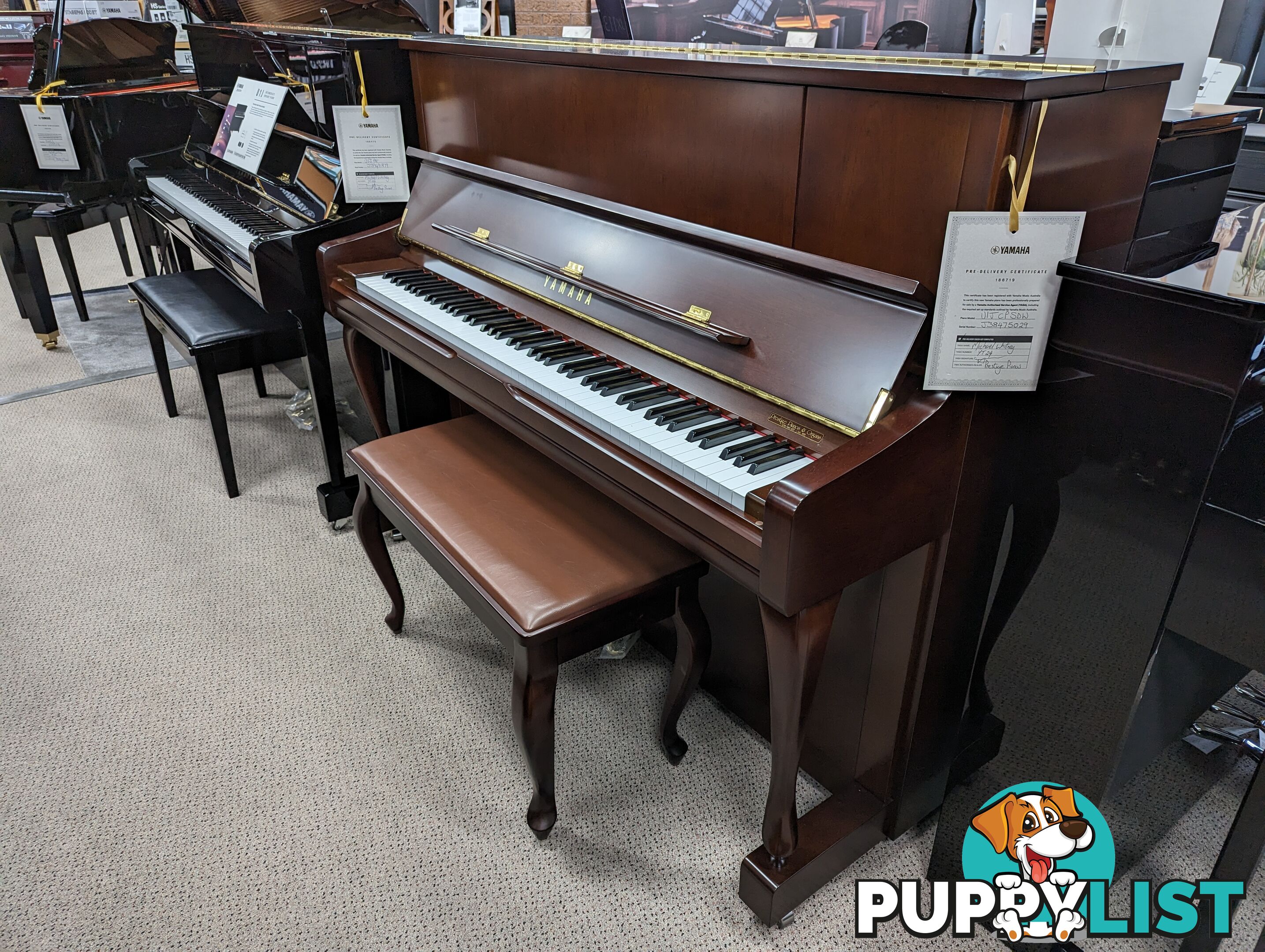   Yamaha Upright Piano U1J PE 