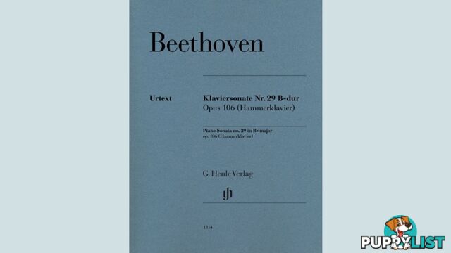 Beethoven - Piano Sonata no. 29 B flat major op. 106 (Hammerklavier)