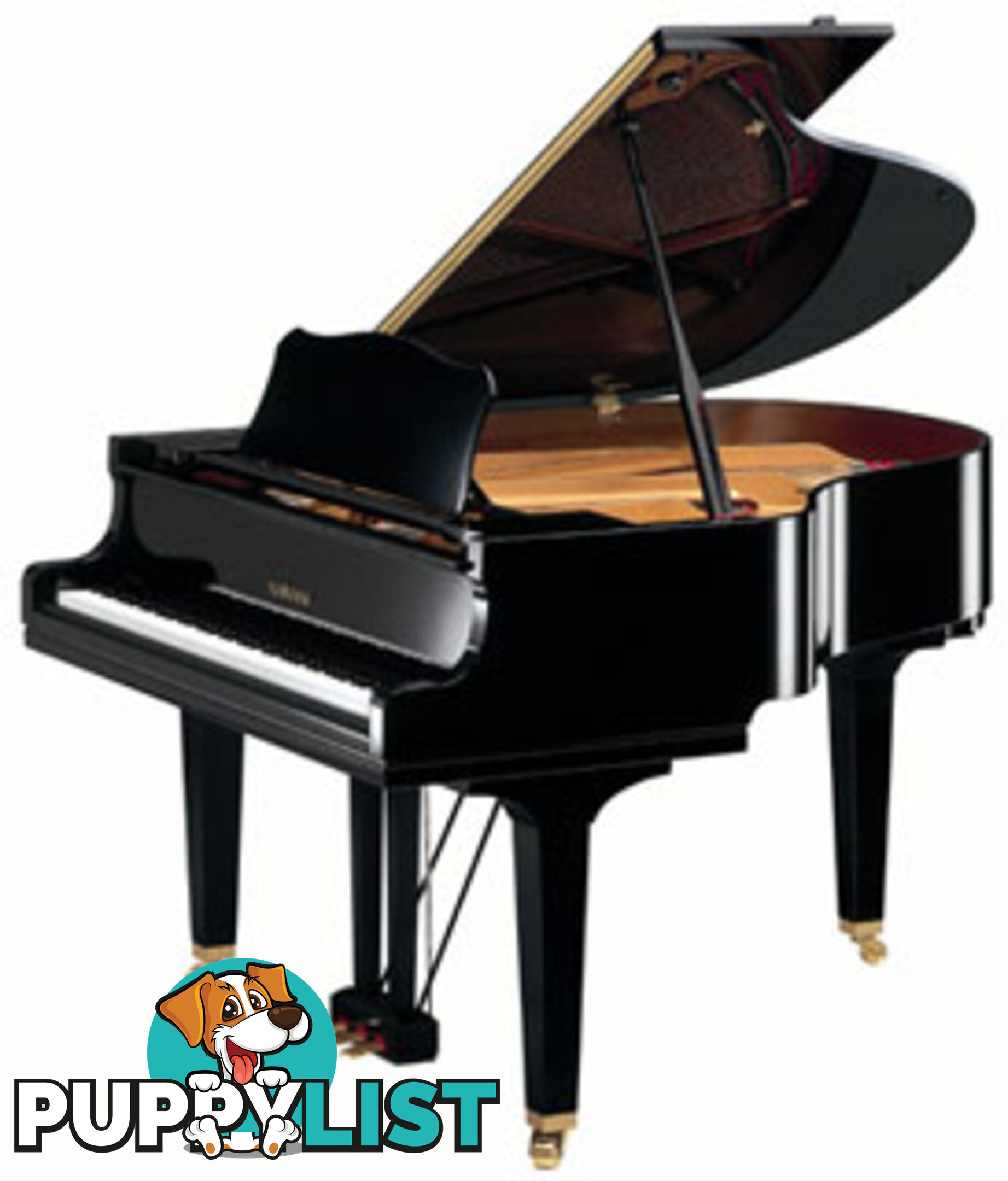  Yamaha Baby Grand Piano GC1M Ebony Polished 