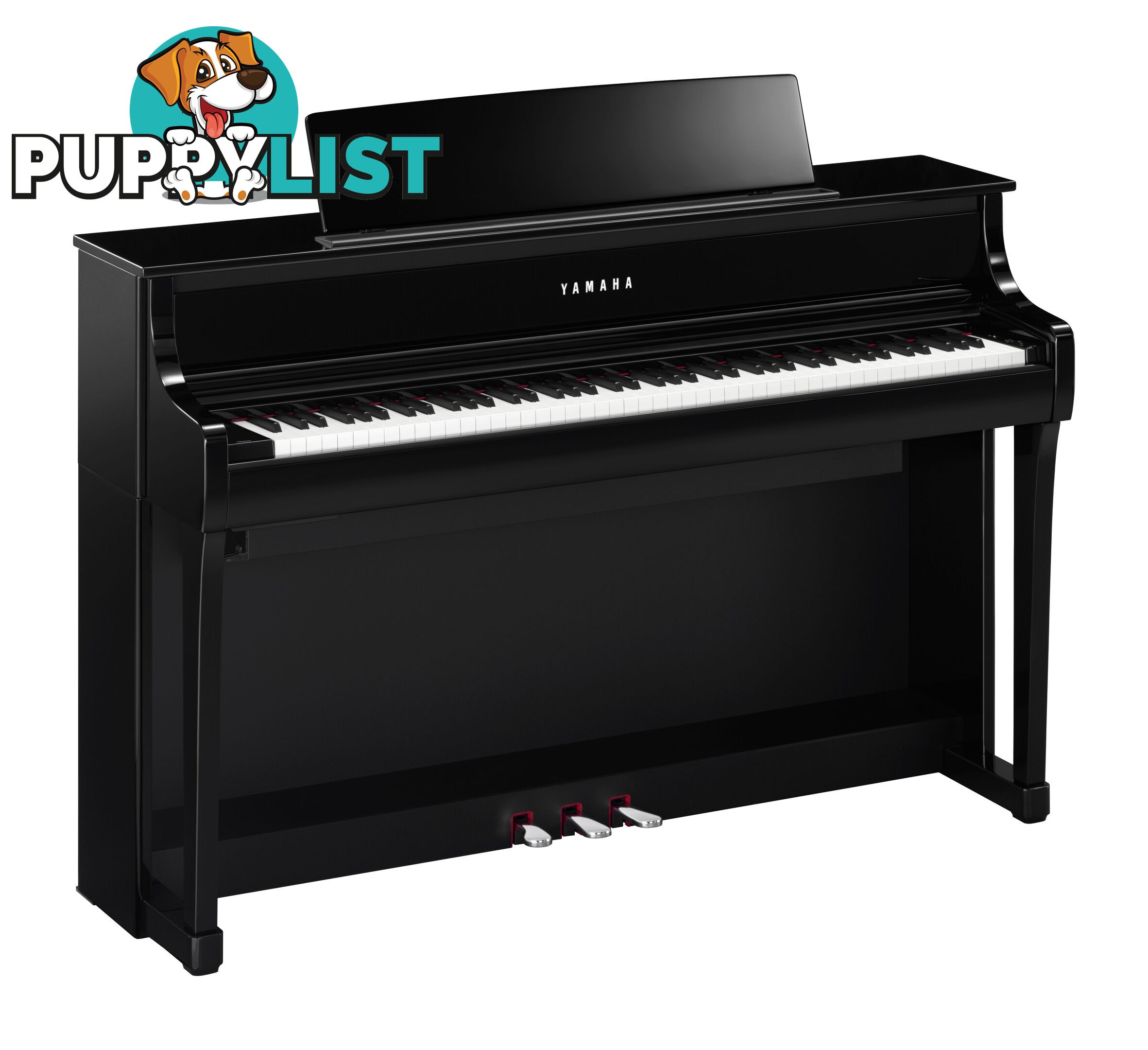 Yamaha Clavinova Digital Piano - CLP875 Dark Rosewood with Matching Bench