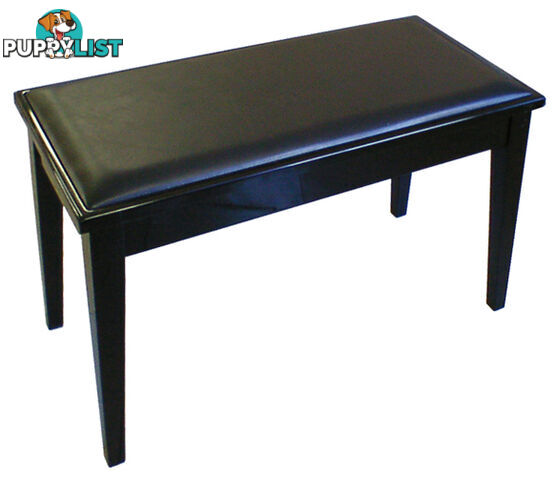 Yamaha No7PE Duet Piano Bench With Storage Polished Ebony (Black)