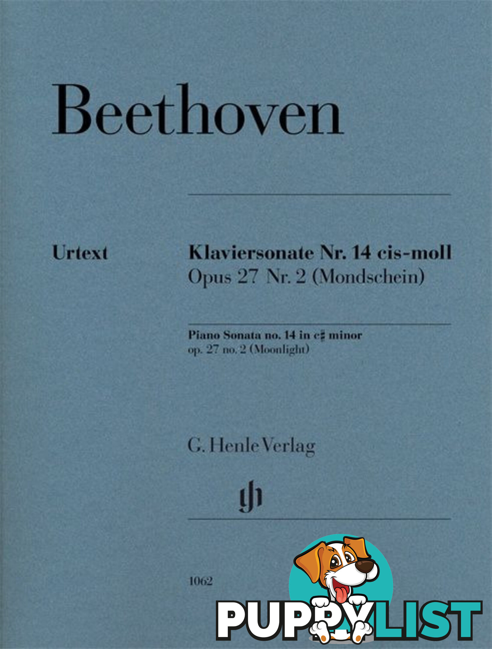 Beethoven - Piano Sonata no. 14  C sharp minor op. 27 no. 2 (Moonlight) HN1062