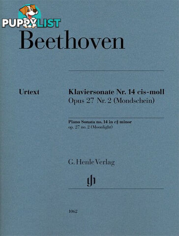 Beethoven - Piano Sonata no. 14 c sharp minor op. 27 no. 2 (Moonlight)