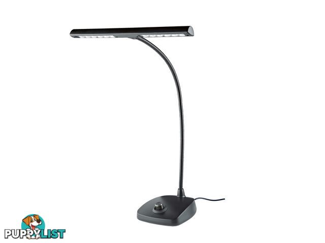 LED Piano Lamp / Light by Konig & Meyer in Black