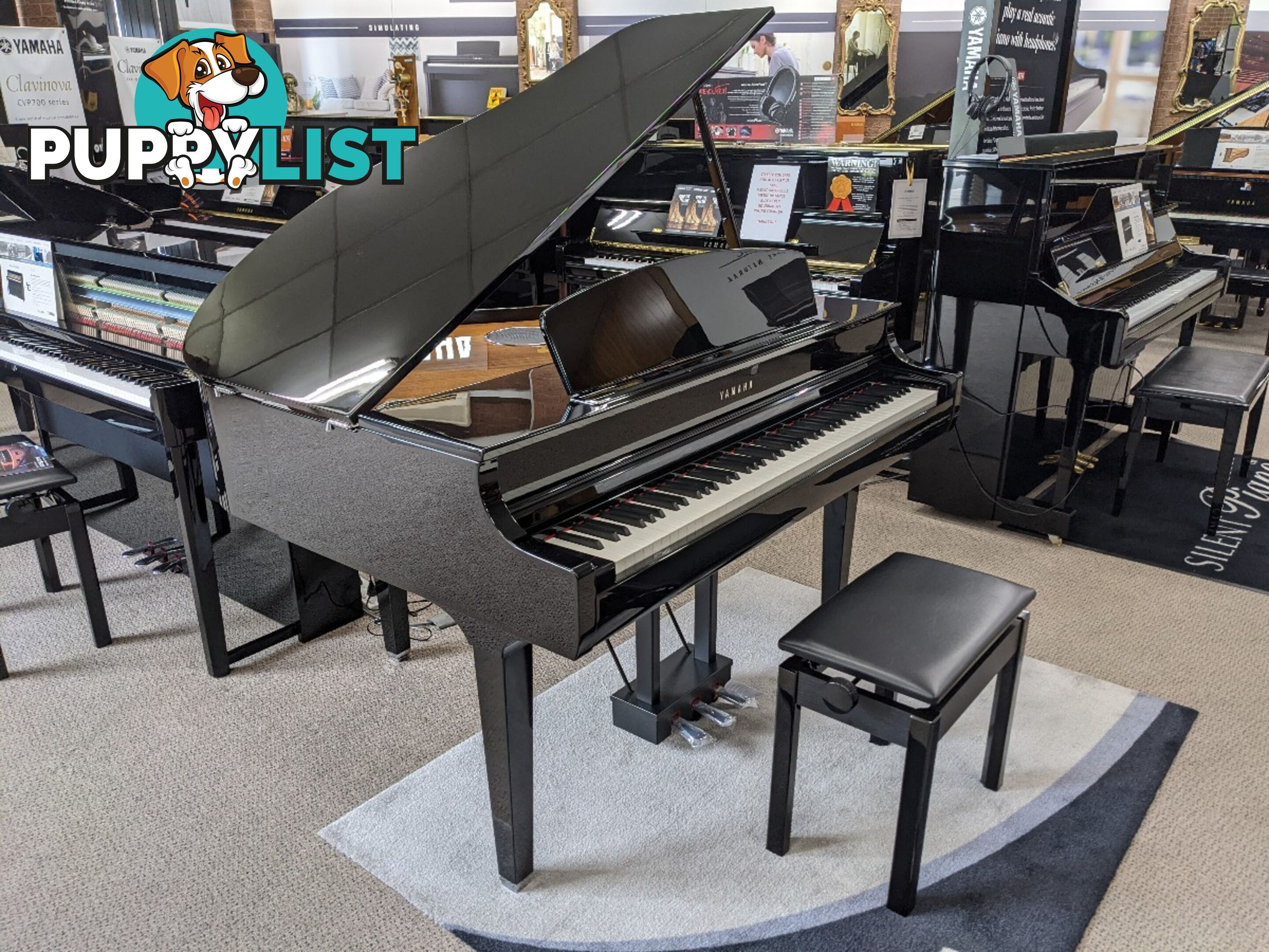 Yamaha Clavinova Digital Piano - CLP795GP Polished Ebony 