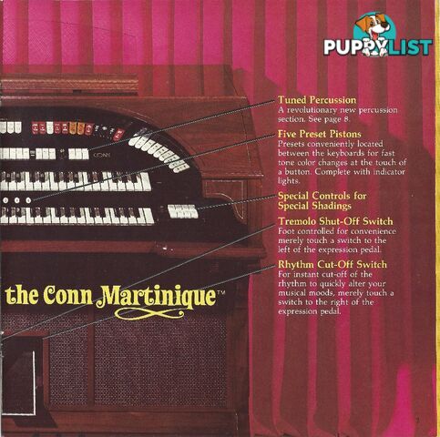 Conn 644 Martinique Theater Organ