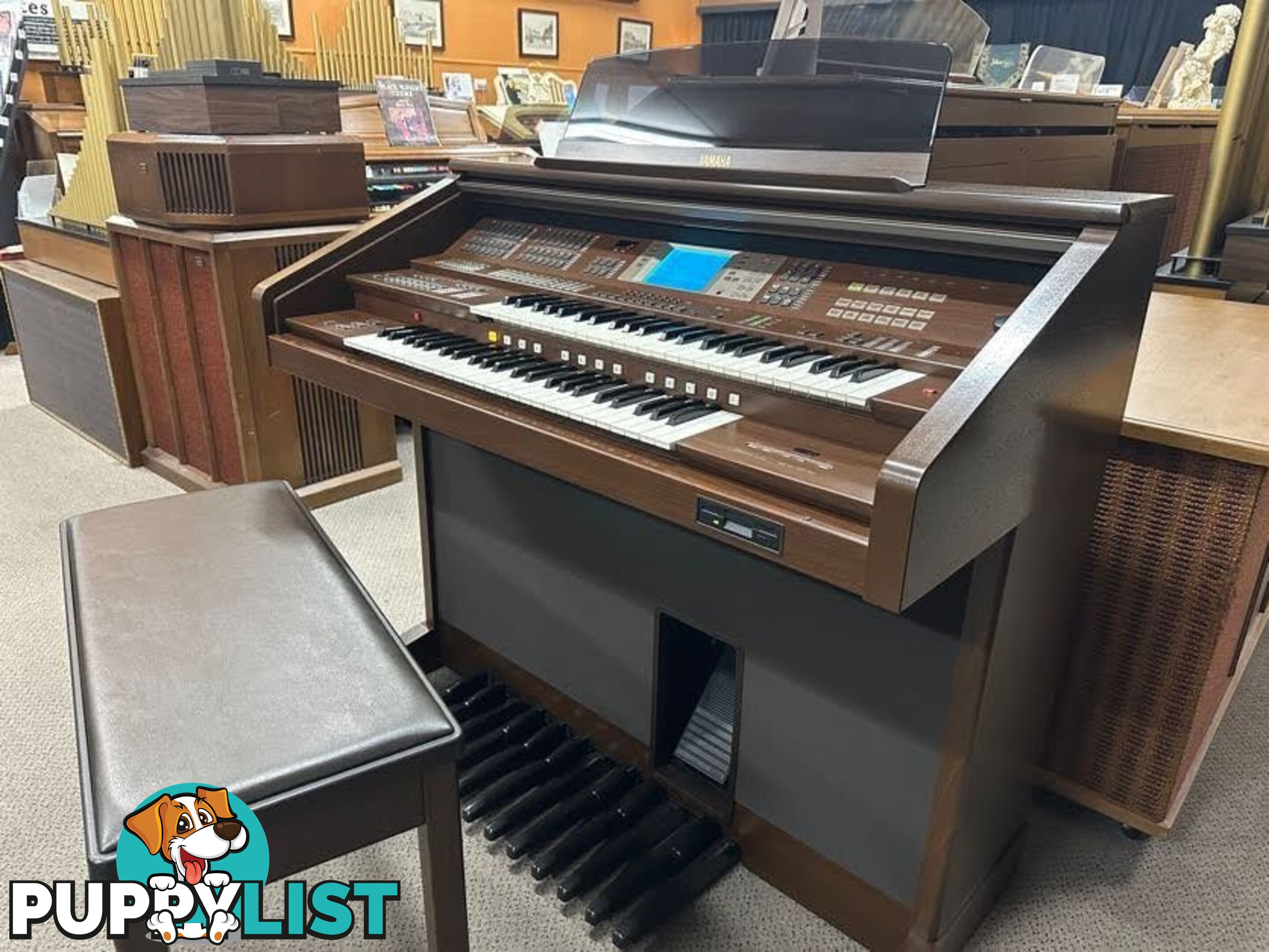 Yamaha Electone AR80 Organ and bench