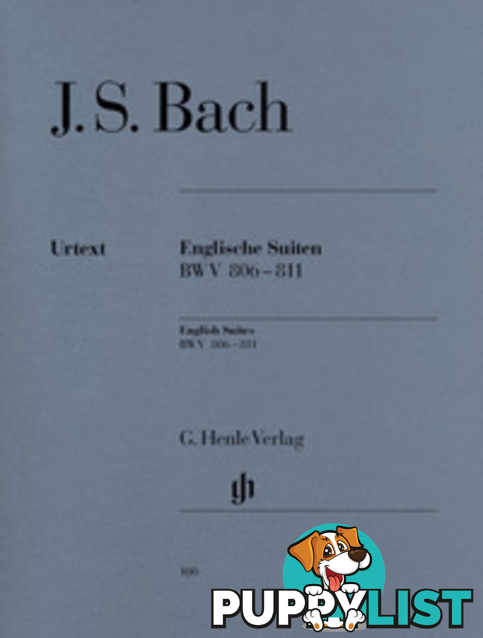 JS Bach English Suites BWV 806-811