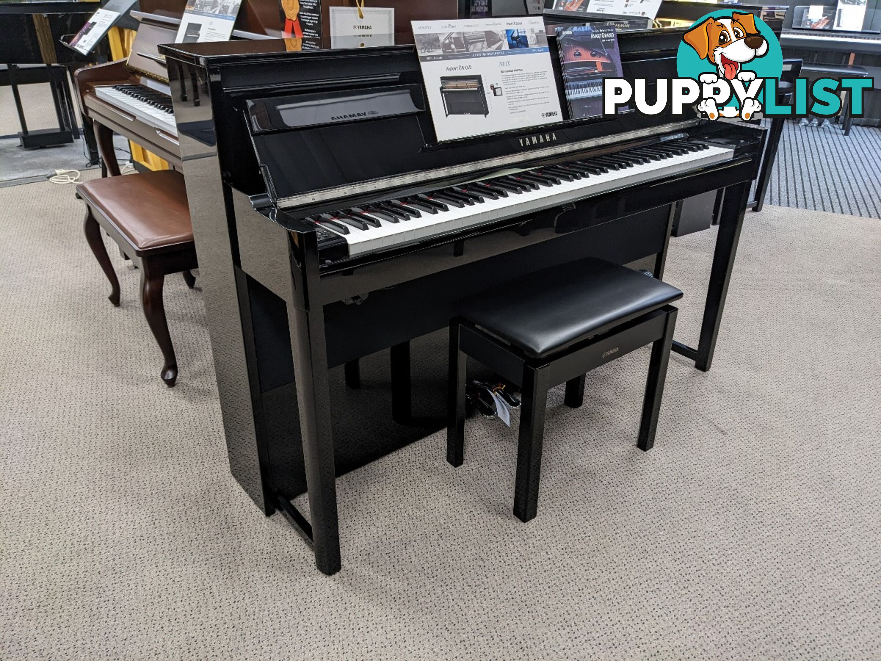 Yamaha AvantGrand Upright Hybrid Piano  NU1X