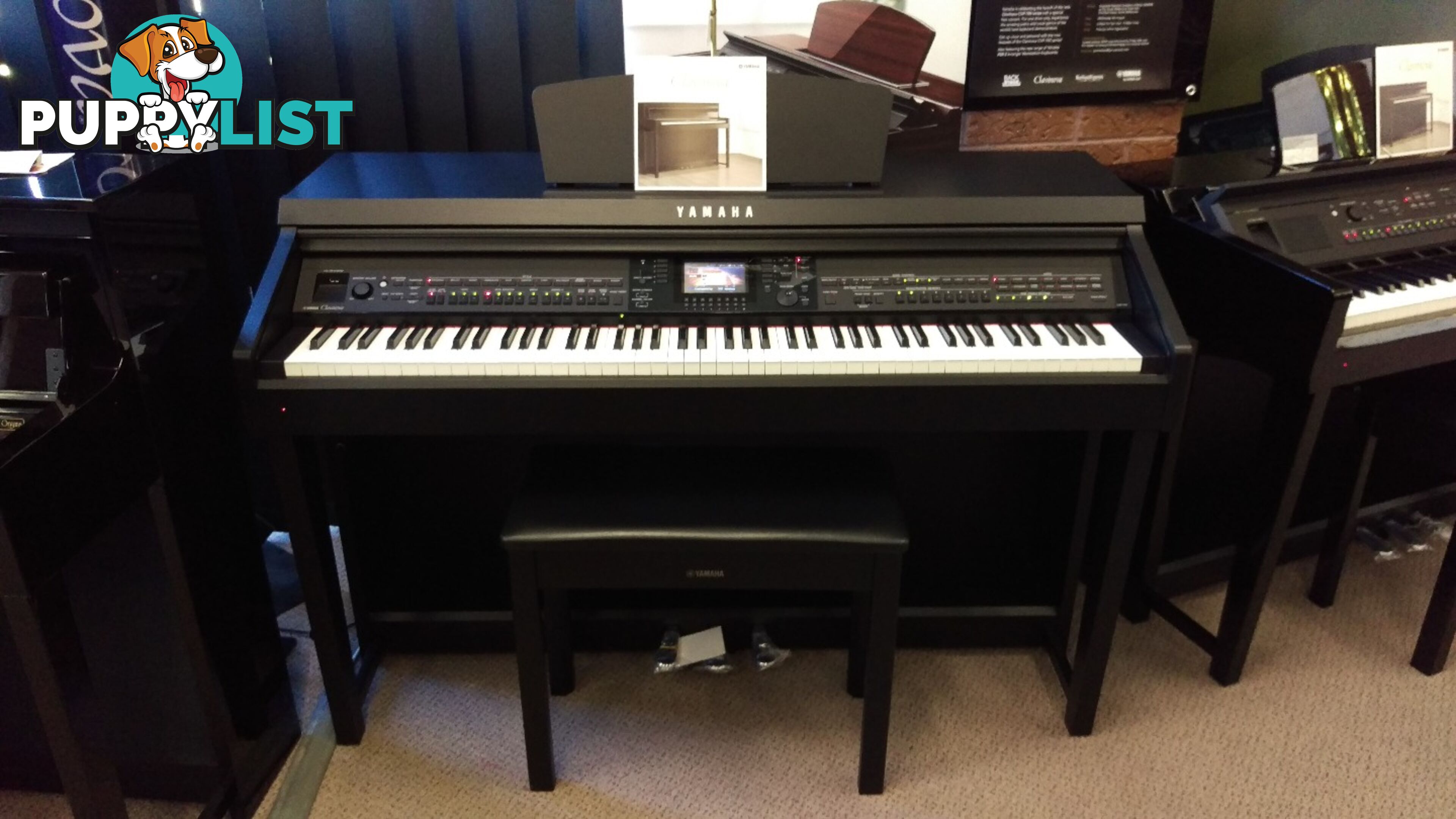 Yamaha Clavinova CVP701 Black Walnut Digital Piano CVP700 series 