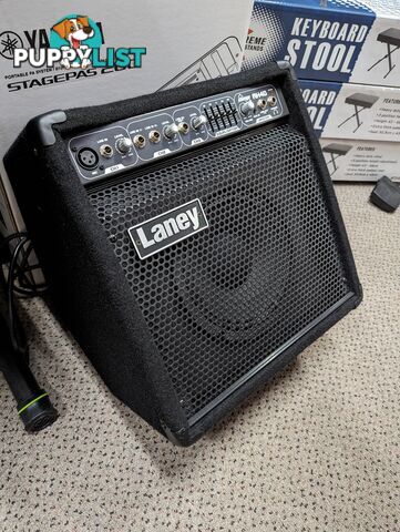 LANEY AH40 multi-input combo amplifier 40 WATT Amp,  Bass, Electronic Drum, Keyboard & Vocal