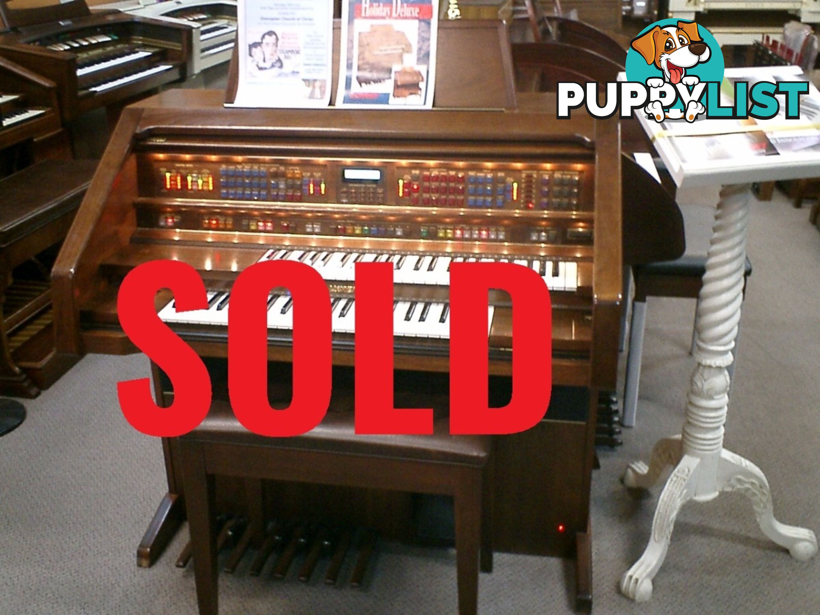 Lowrey Holiday Deluxe Organ LX300 ~ Sold