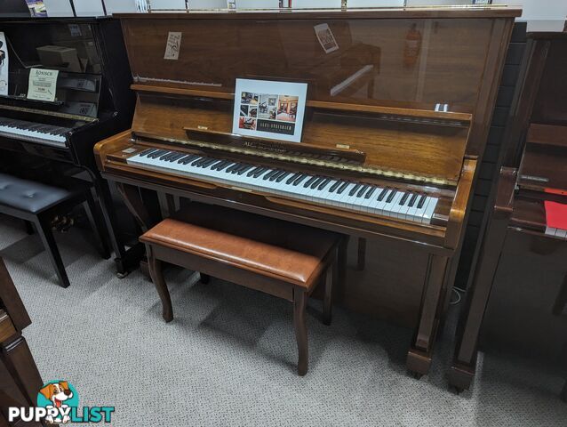 Alex Steinbach Professional,127cm Upright Piano in Walnut Polished ( 1998 Ser No #ISD00574)