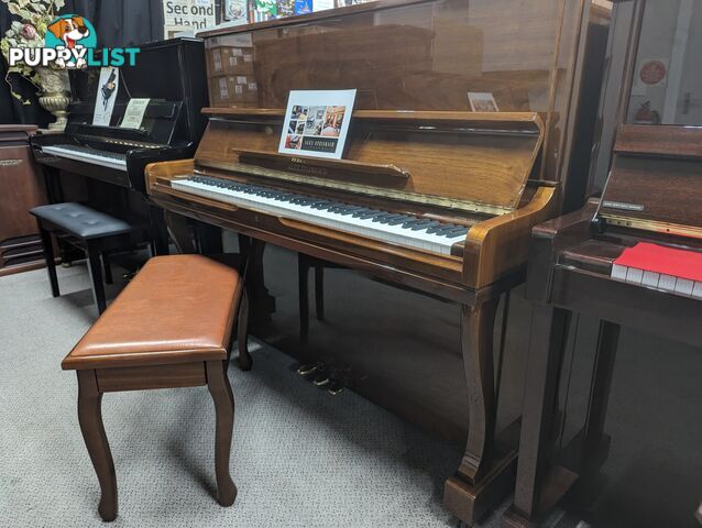 Alex Steinbach Professional,127cm Upright Piano in Walnut Polished ( 1998 Ser No #ISD00574)