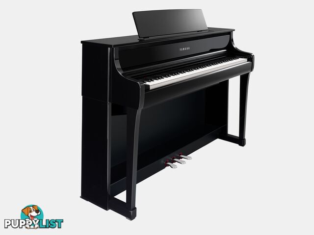 Yamaha Clavinova Digital Piano - CLP875 PE Polished Ebony with Matching Bench