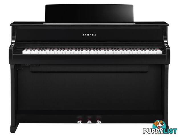 Yamaha Clavinova Digital Piano - CLP875 PE Polished Ebony with Matching Bench