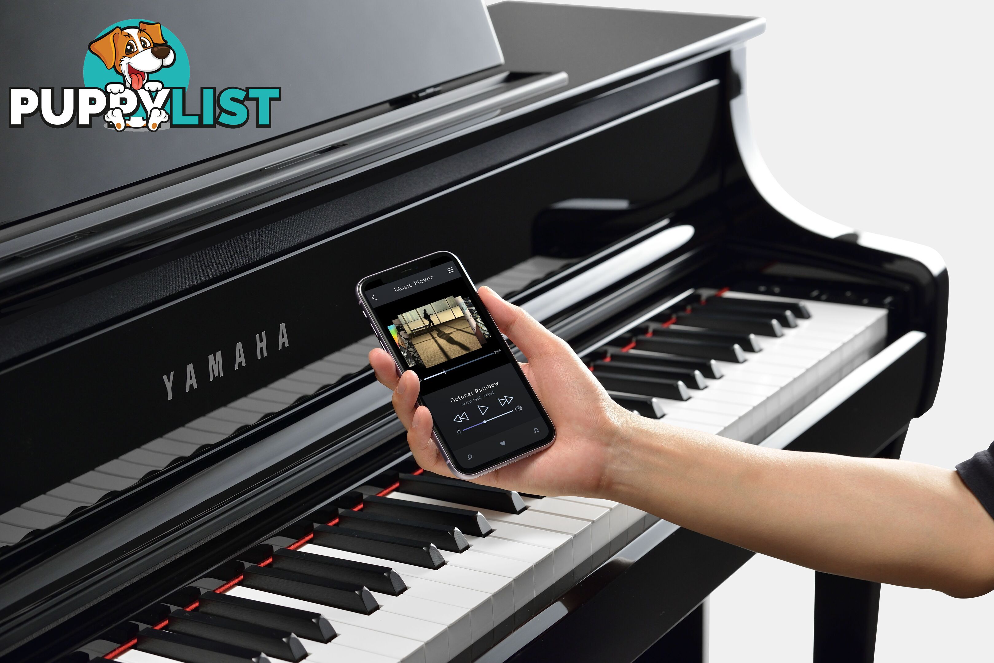 Yamaha Clavinova Digital Piano - CLP875 PE Polished Ebony with Matching Bench