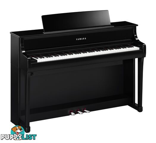 Yamaha Clavinova Digital Piano - CLP875 PE Polished Ebony with Matching Bench