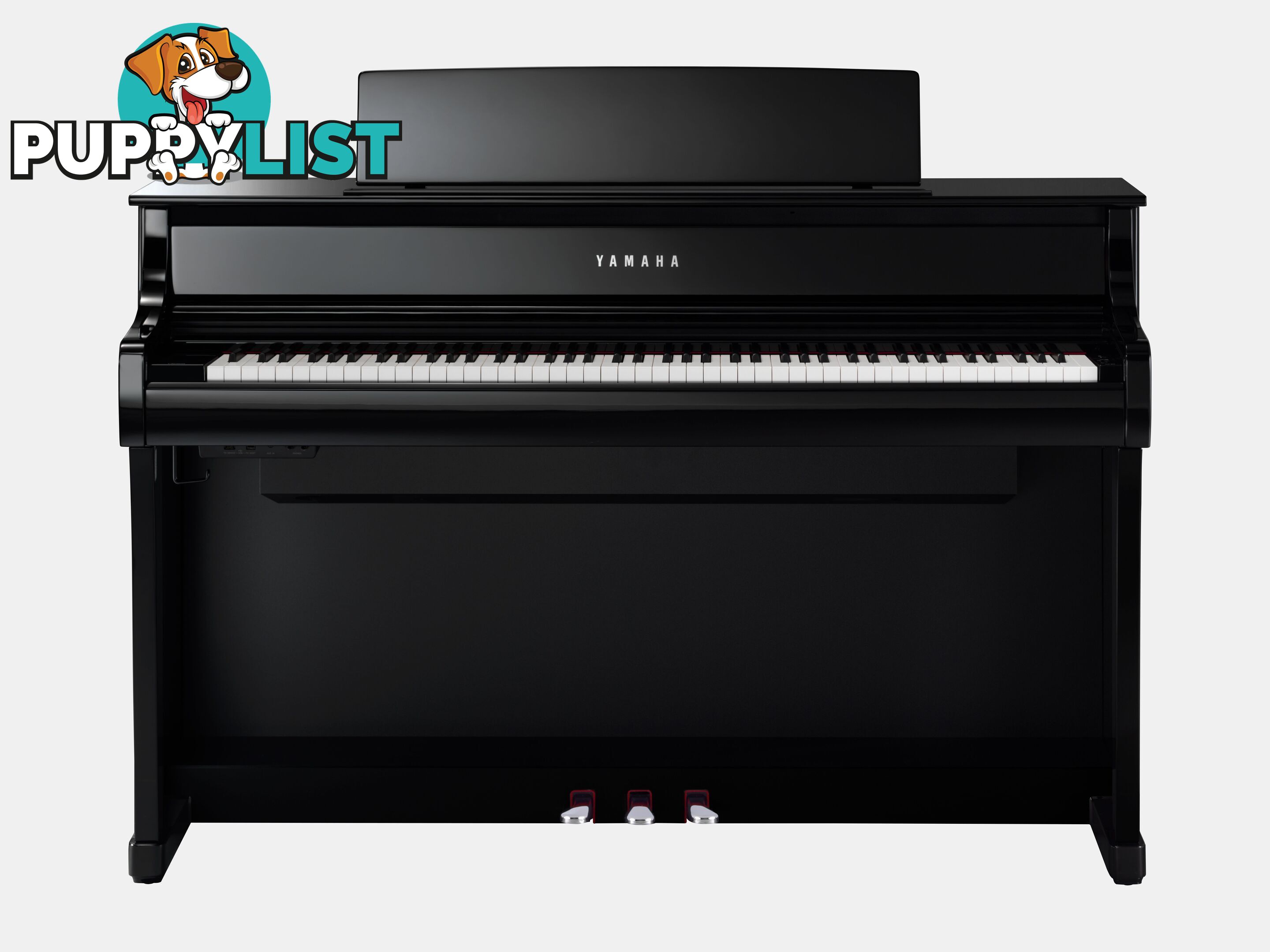 Yamaha Clavinova Digital Piano - CLP875 PE Polished Ebony with Matching Bench