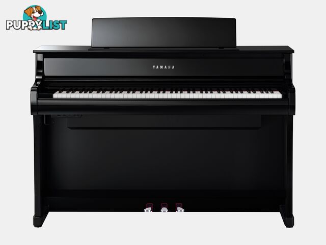 Yamaha Clavinova Digital Piano - CLP875 PE Polished Ebony with Matching Bench