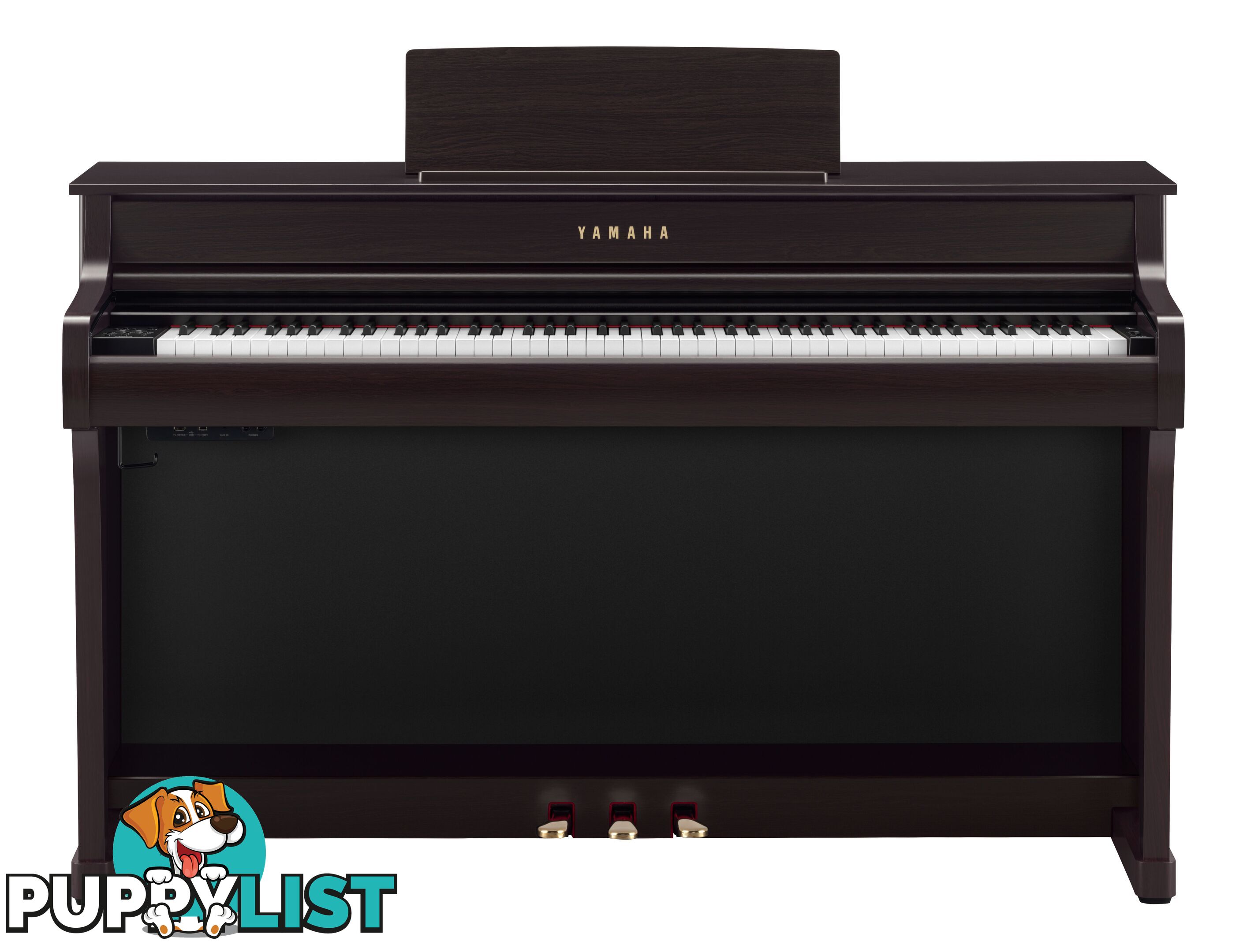 Yamaha Clavinova Digital Piano - CLP835R-Dark Rosewood with Matching Bench