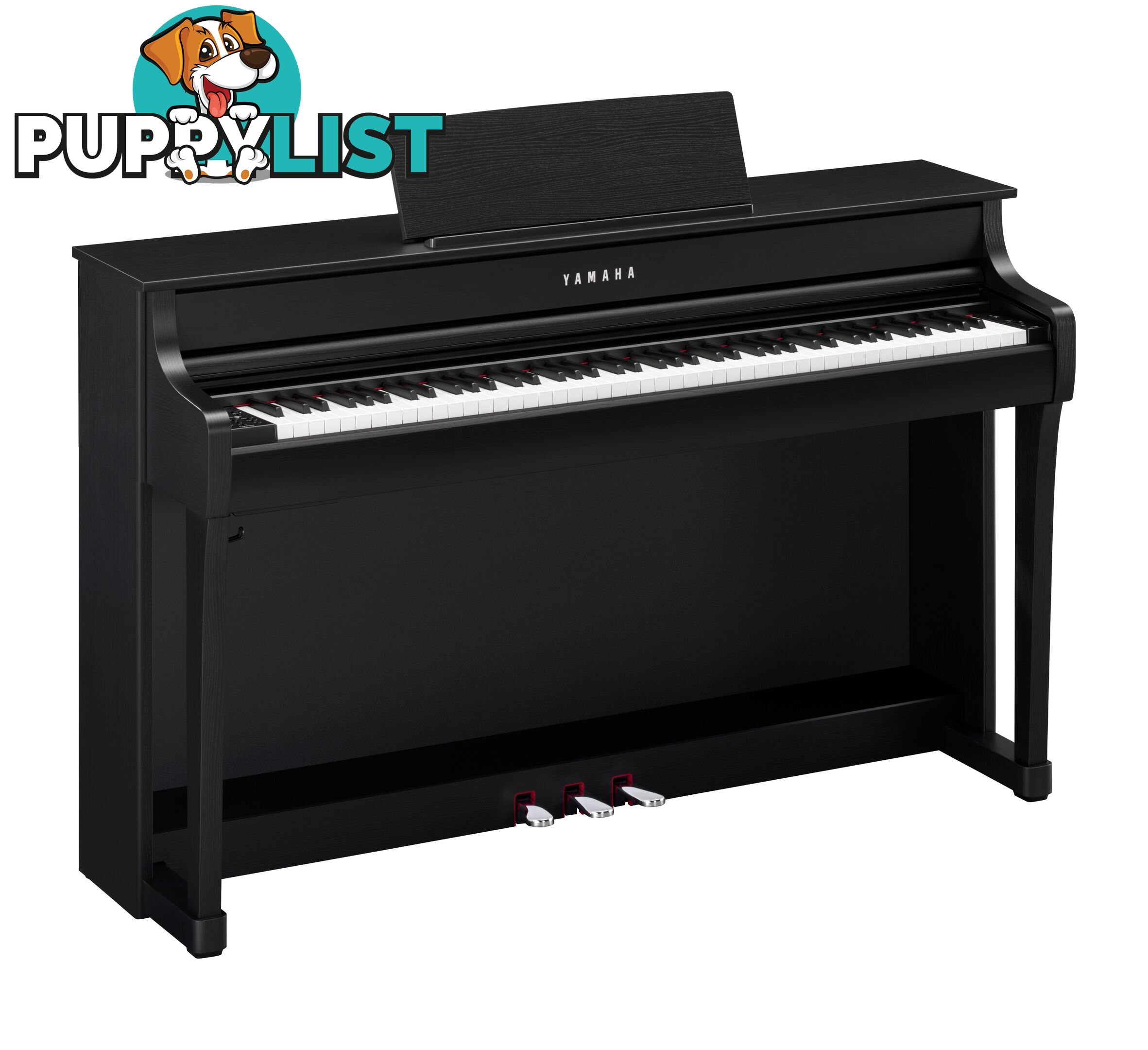 Yamaha Clavinova Digital Piano - CLP835R-Dark Rosewood with Matching Bench