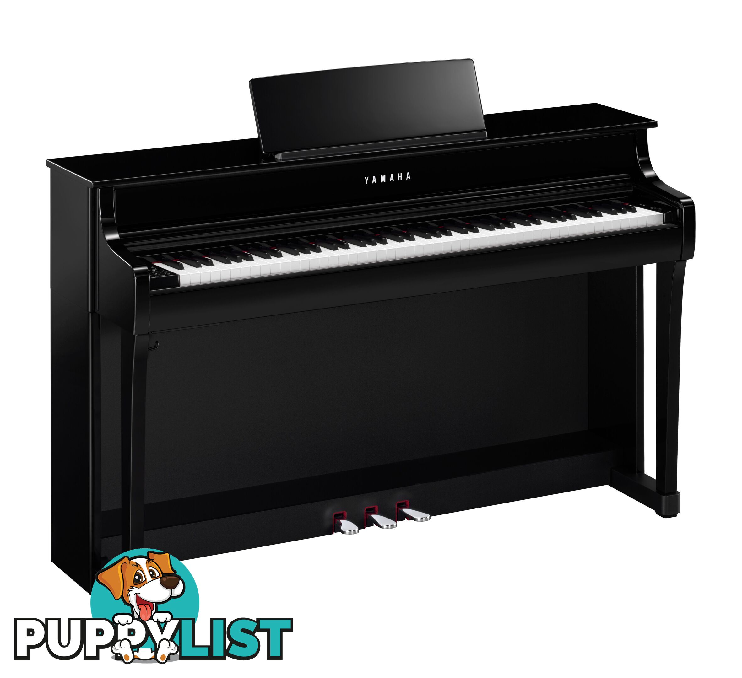 Yamaha Clavinova Digital Piano - CLP835R-Dark Rosewood with Matching Bench