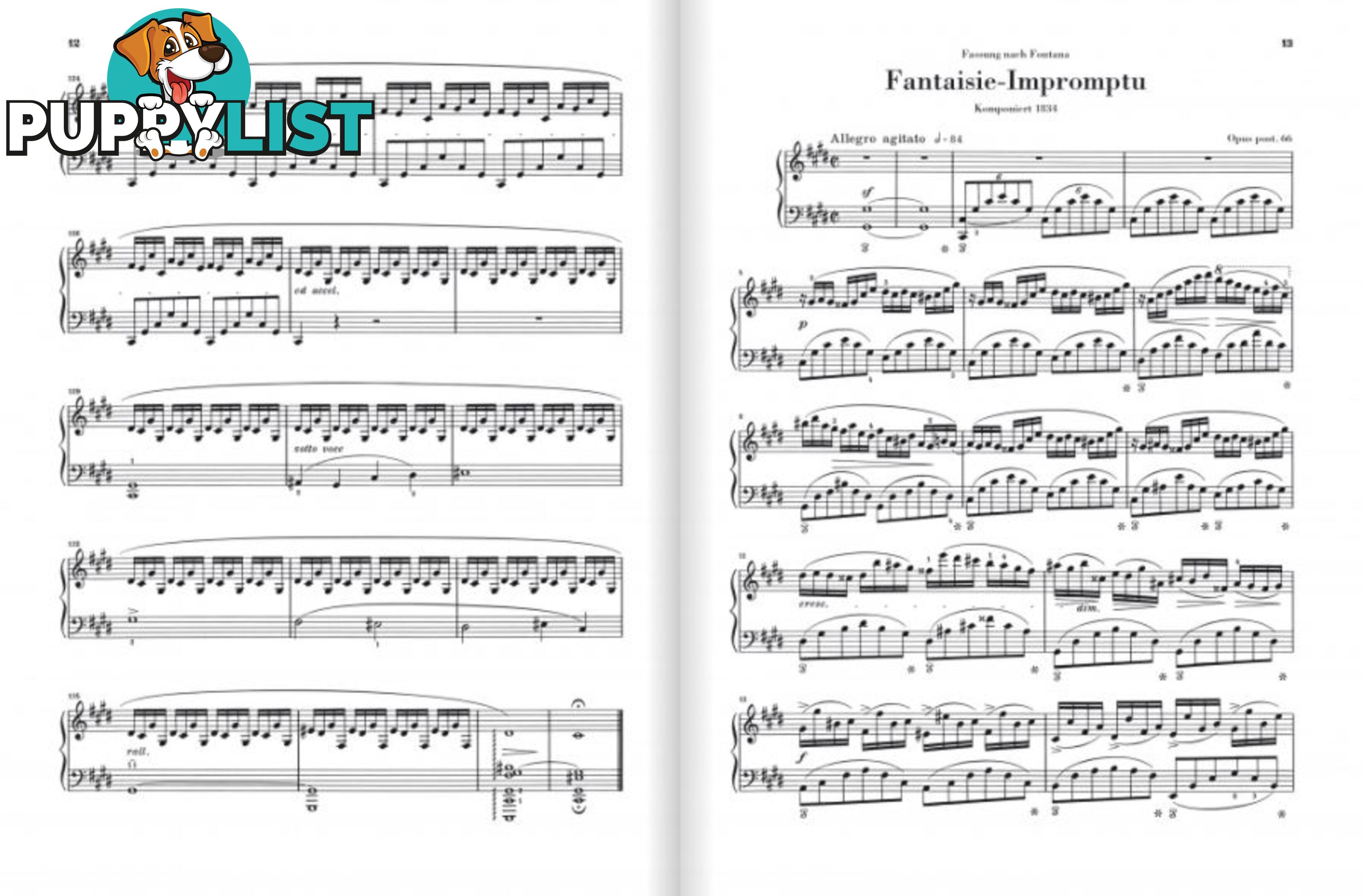 Chopin - Fantaisie-Impromptu c sharp minor op. post. 66 HN1320