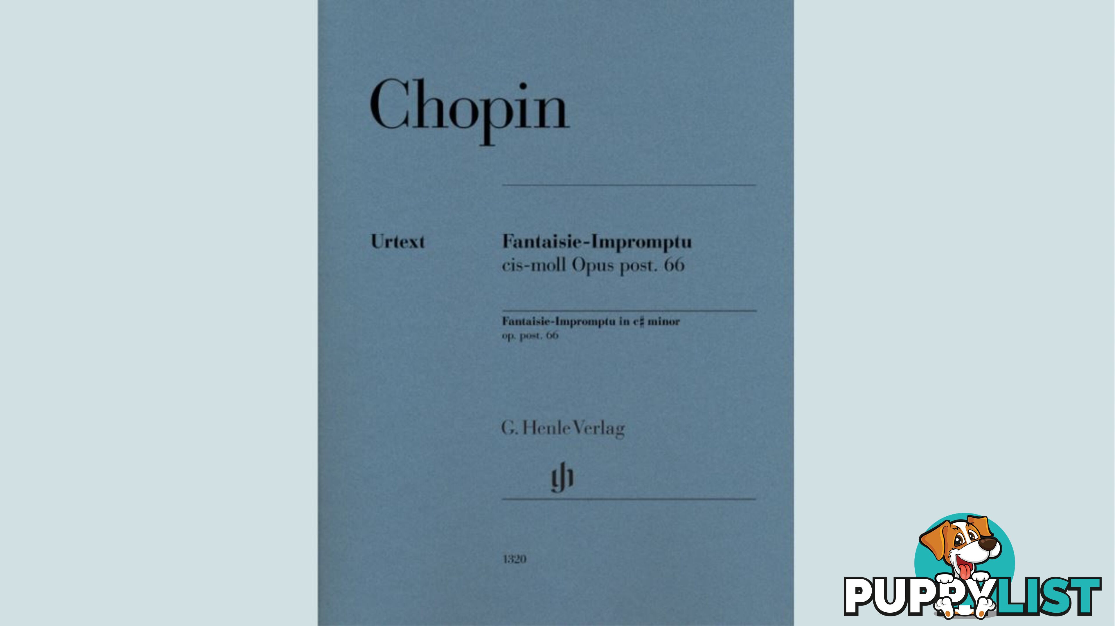 Chopin - Fantaisie-Impromptu c sharp minor op. post. 66 HN1320