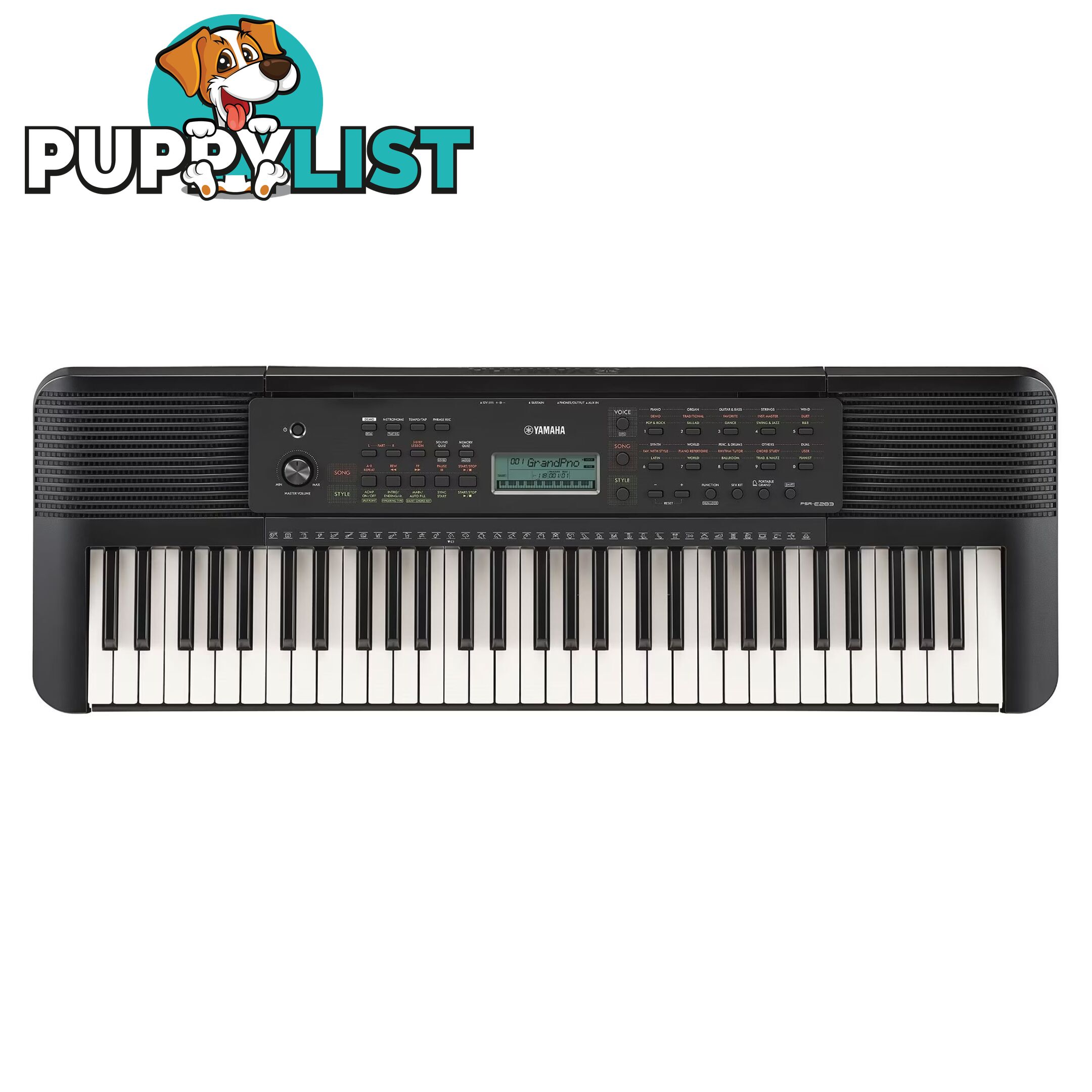 Yamaha E-Series PSR E283 Regular Series Yamaha PSRE283 Keyboard