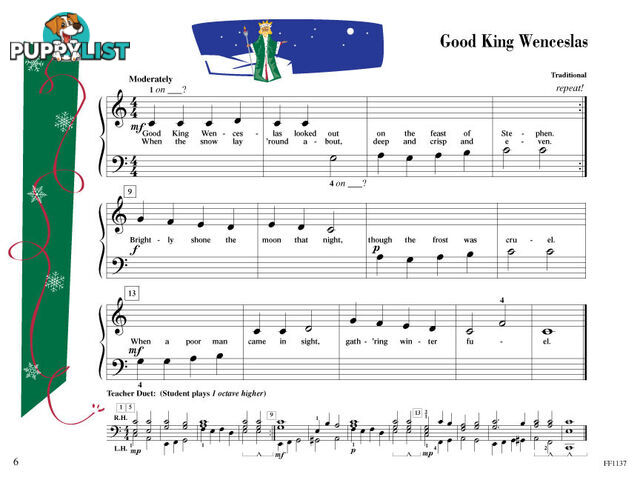 Piano Adventures Primer Level - Christmas Book