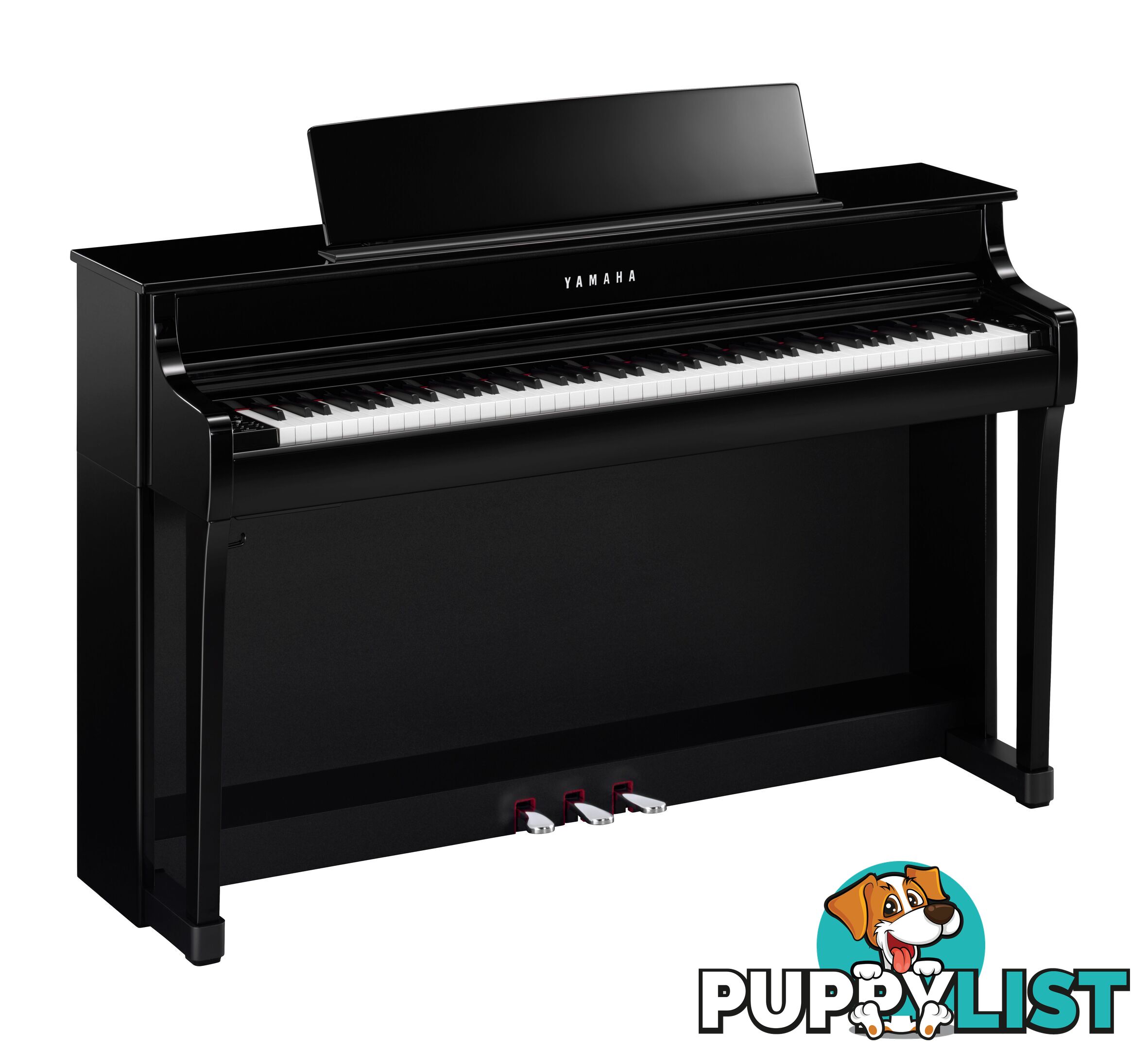 Yamaha Clavinova Digital Piano - CLP845 B Black with Matching Bench