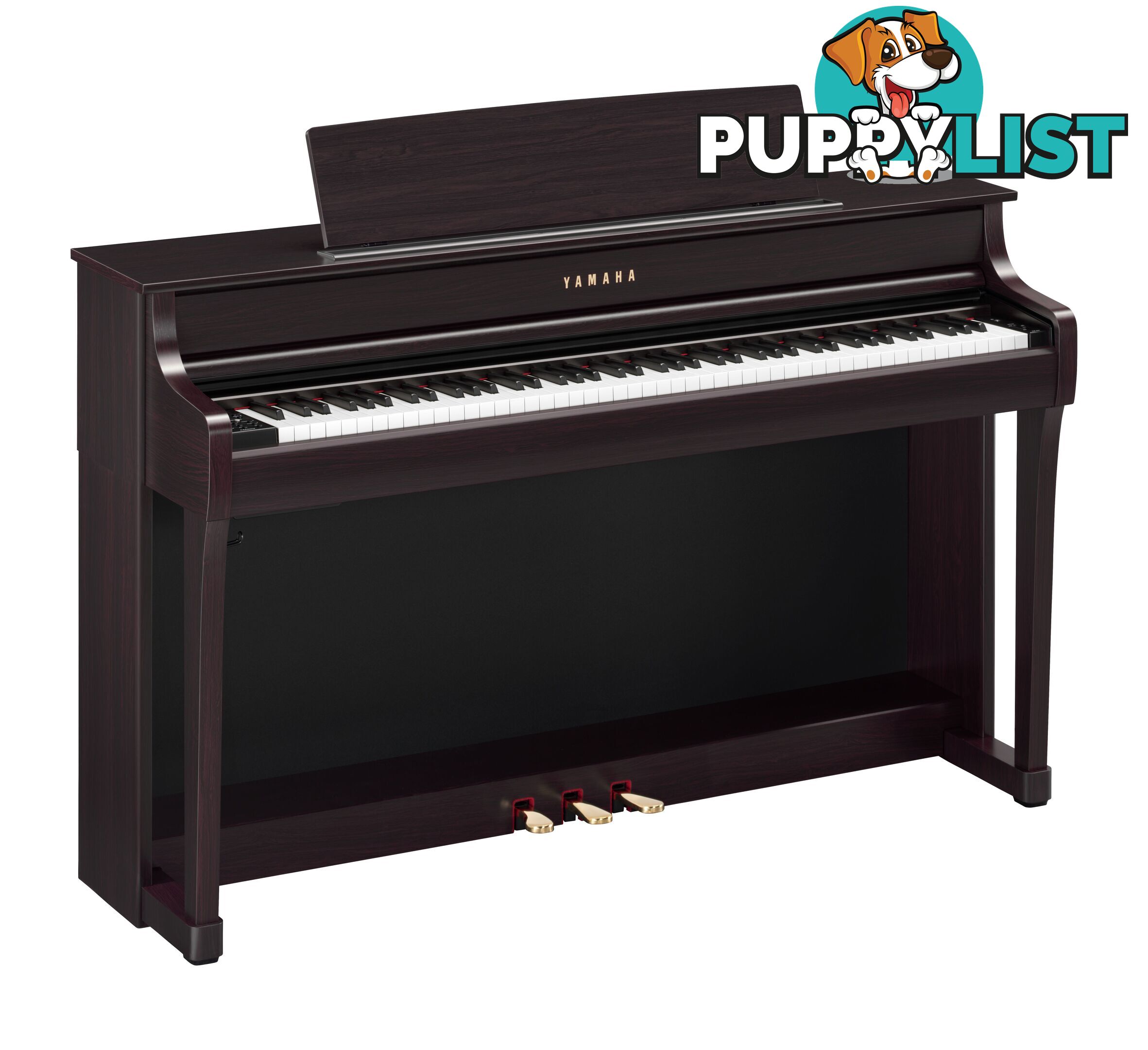 Yamaha Clavinova Digital Piano - CLP845 R Dark Rosewood with Matching Bench