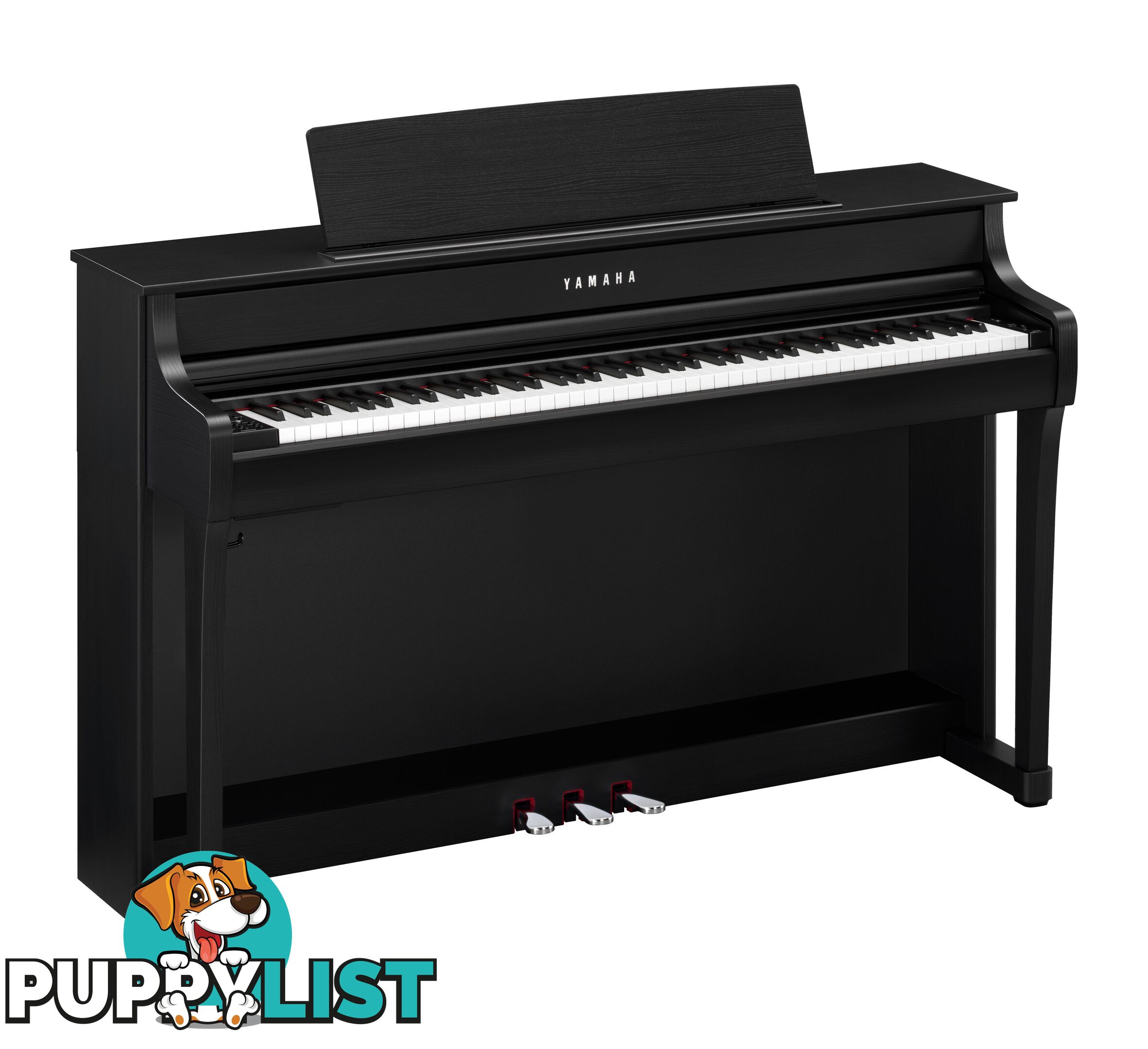 Yamaha Clavinova Digital Piano - CLP845 PE Polished Ebony with Matching Bench