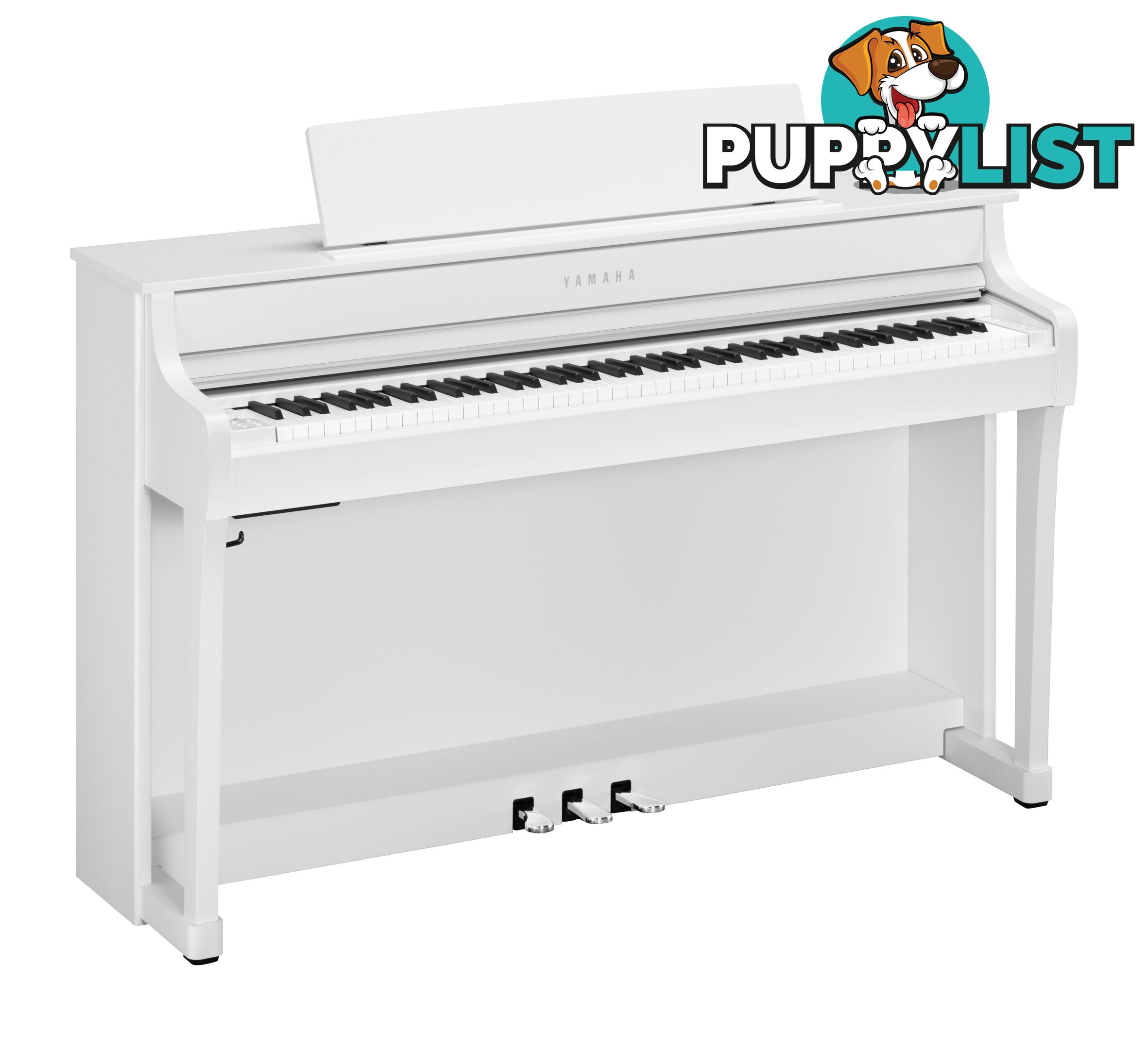 Yamaha Clavinova Digital Piano - CLP845 PE Polished Ebony with Matching Bench