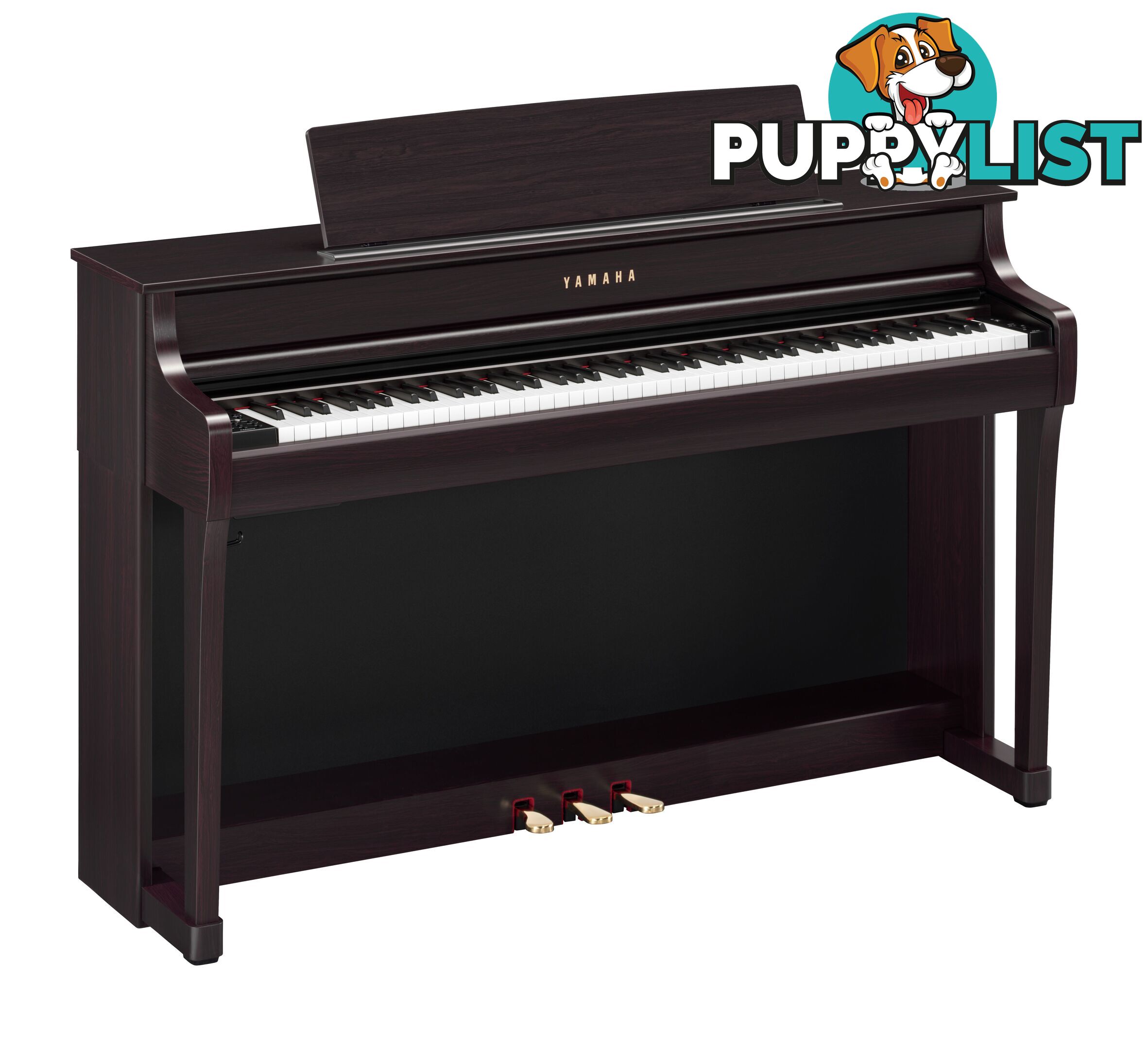 Yamaha Clavinova Digital Piano - CLP845 PE Polished Ebony with Matching Bench