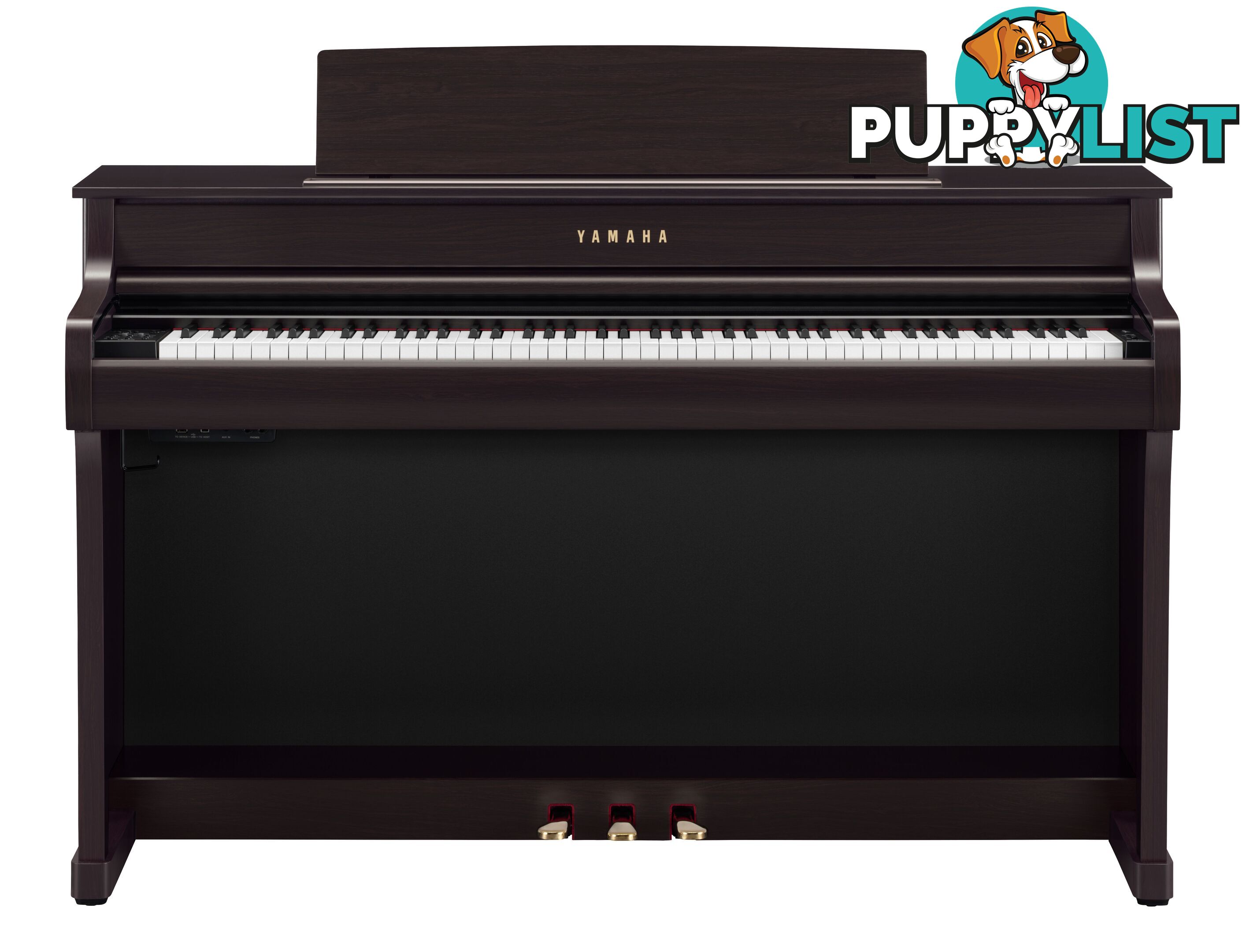 Yamaha Clavinova Digital Piano - CLP845 PE Polished Ebony with Matching Bench