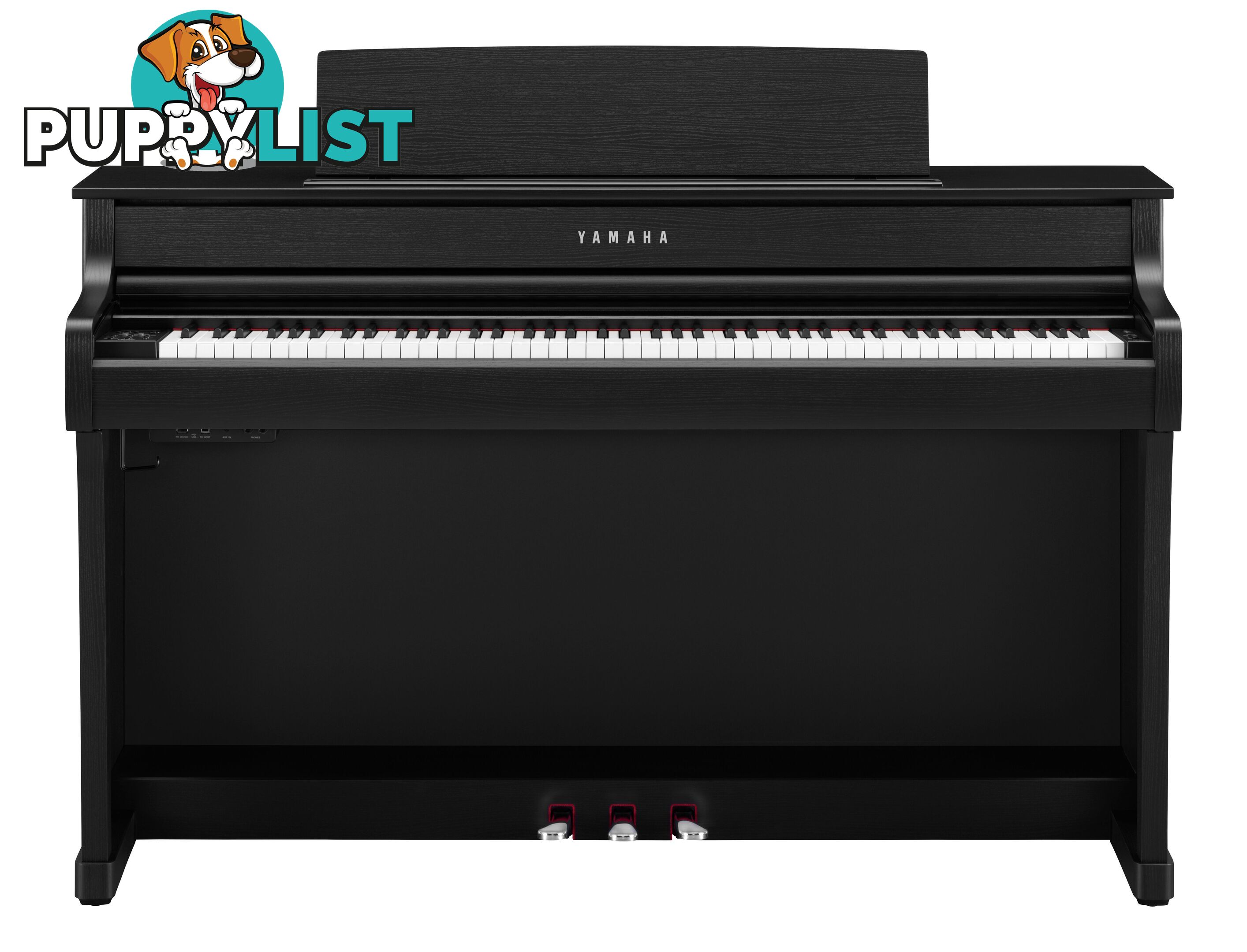 Yamaha Clavinova Digital Piano - CLP845 PE Polished Ebony with Matching Bench