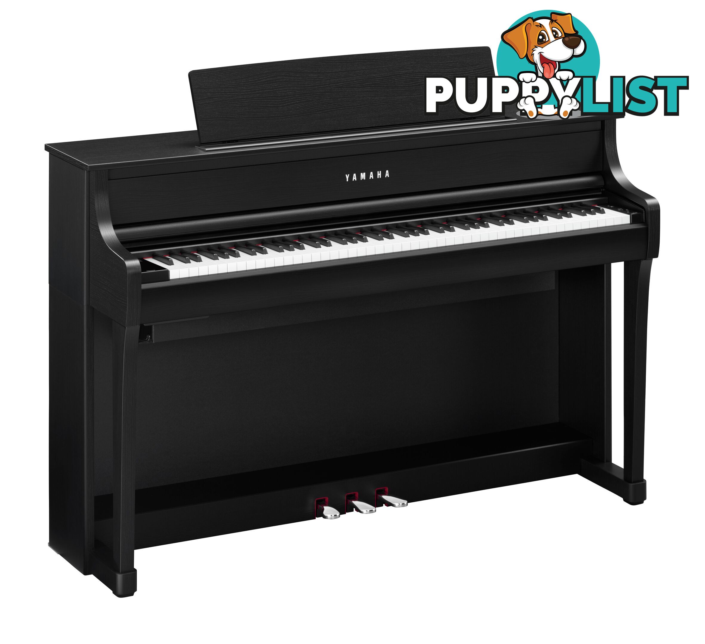 Yamaha Clavinova Digital Piano - CLP875 White Matt with Matching Bench