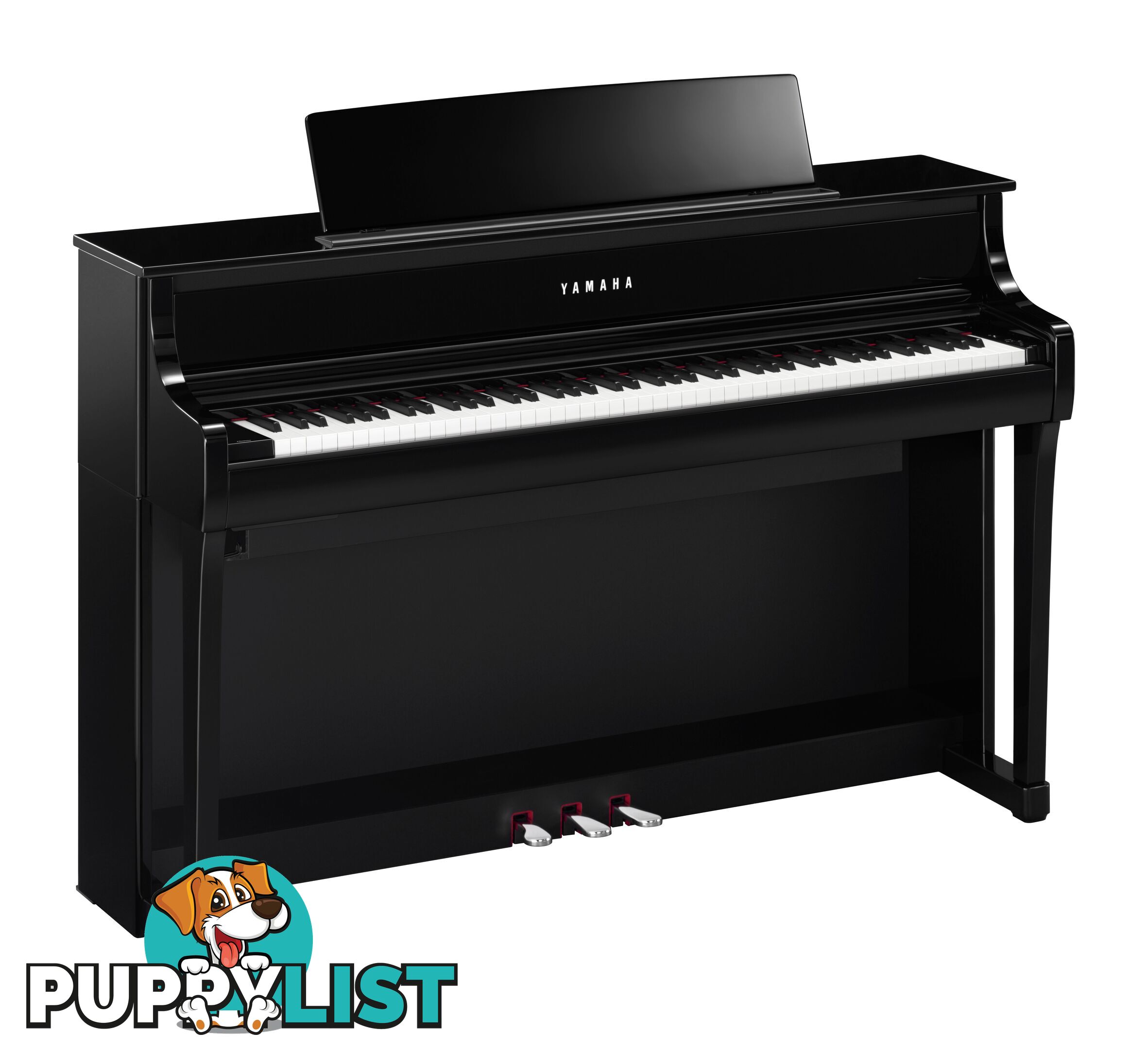 Yamaha Clavinova Digital Piano - CLP875 White Matt with Matching Bench