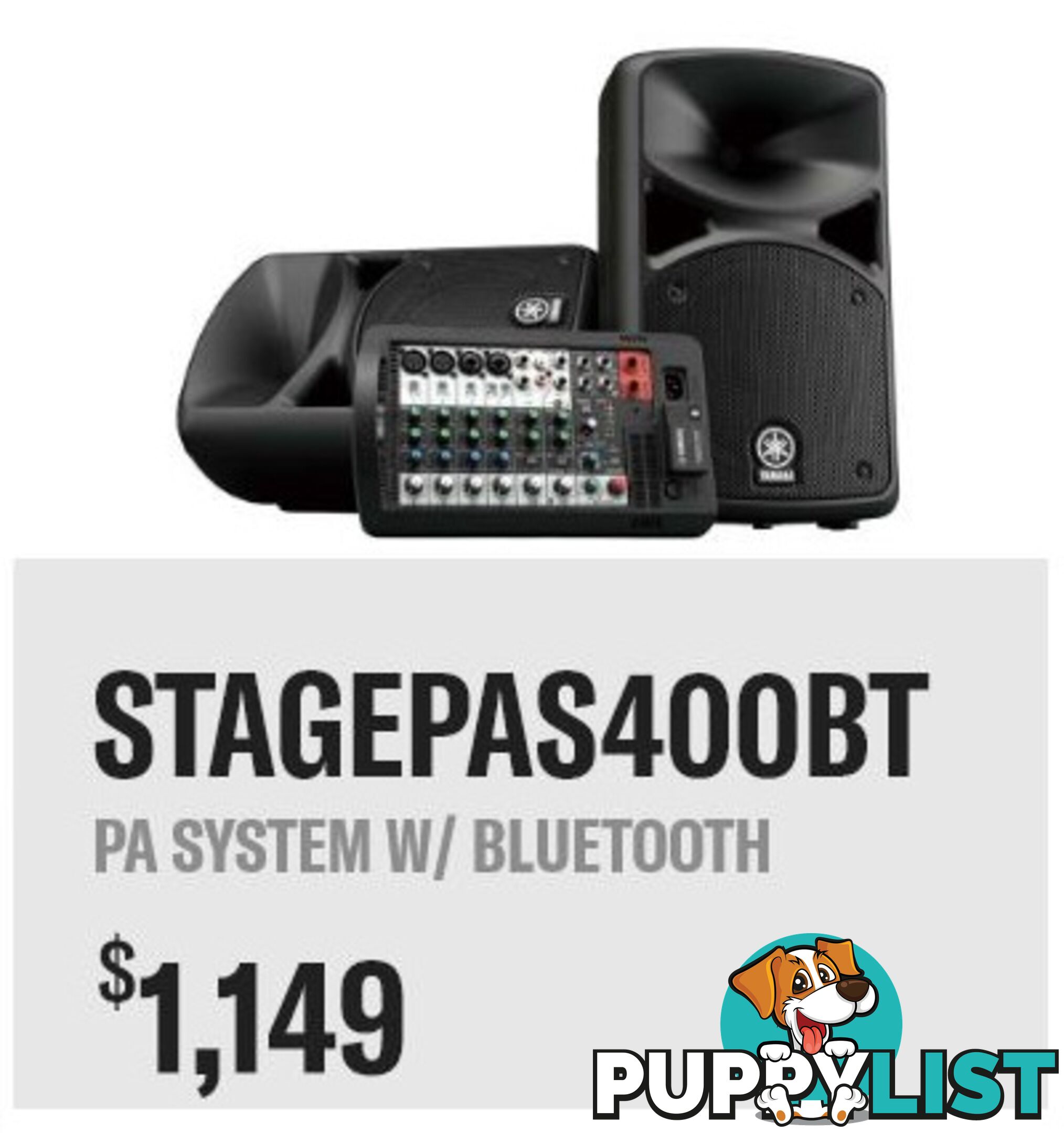 Yamaha Stagepas 400BT The Ultimate All-in-One Portable PA System