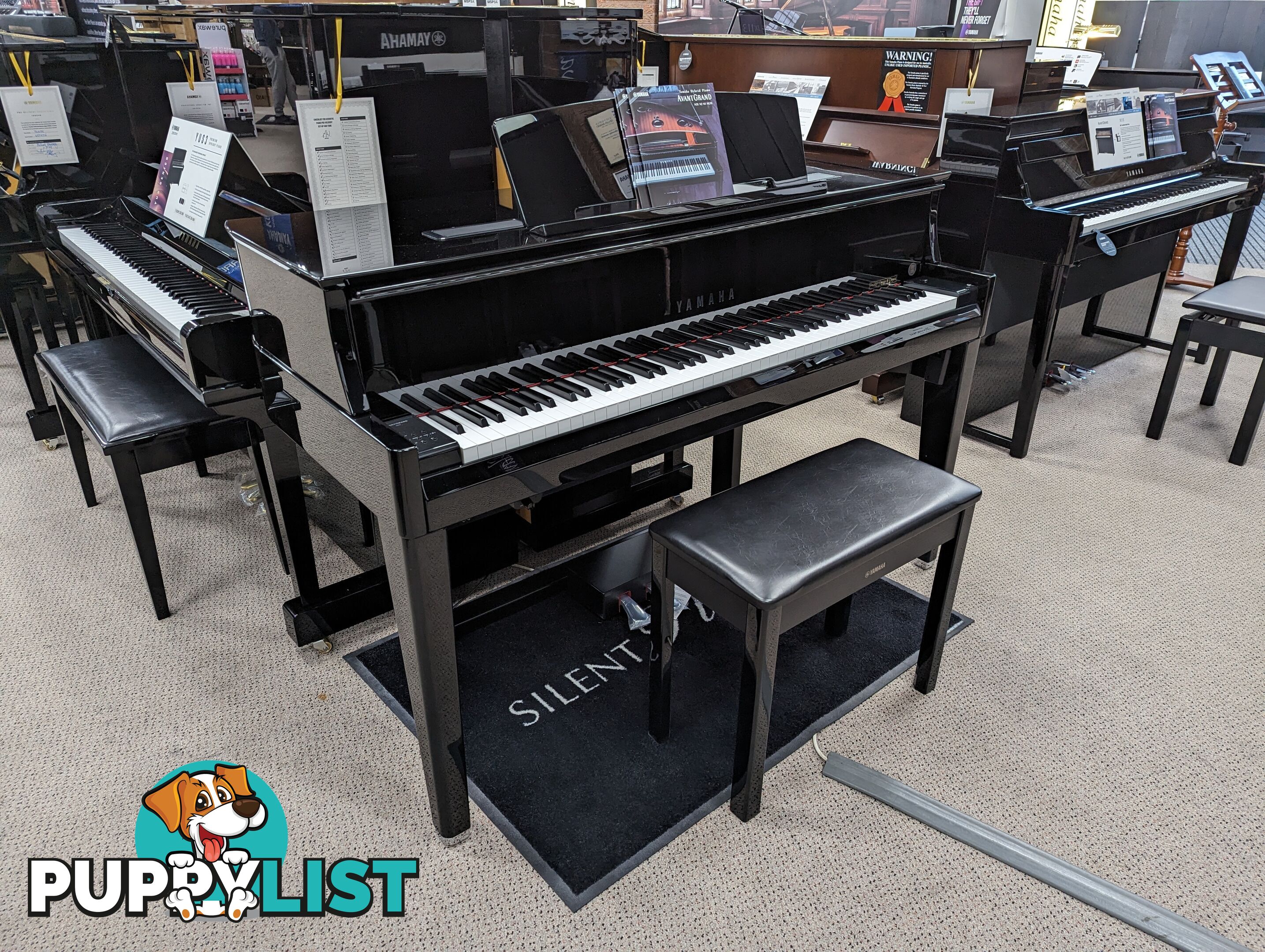 Yamaha Hybrid AvantGrand N1X BT Piano Polished Ebony