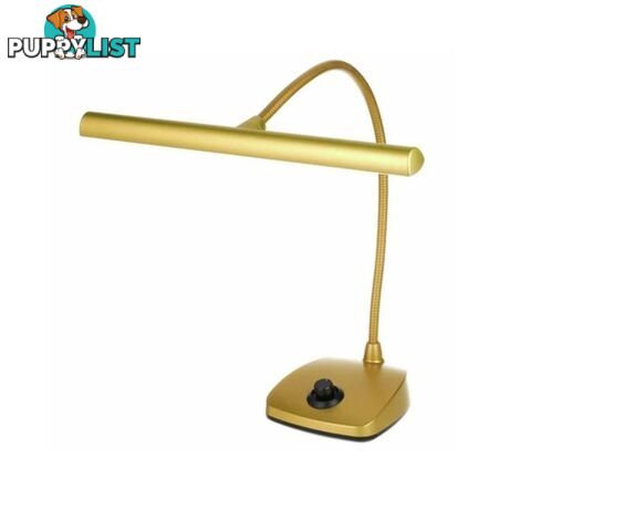 LED Piano Lamp / Light by Konig & Meyer - Gold