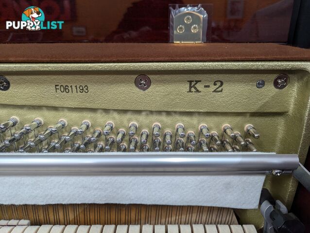 Kawai K2 114cm Upright Piano in Polished Mahogany